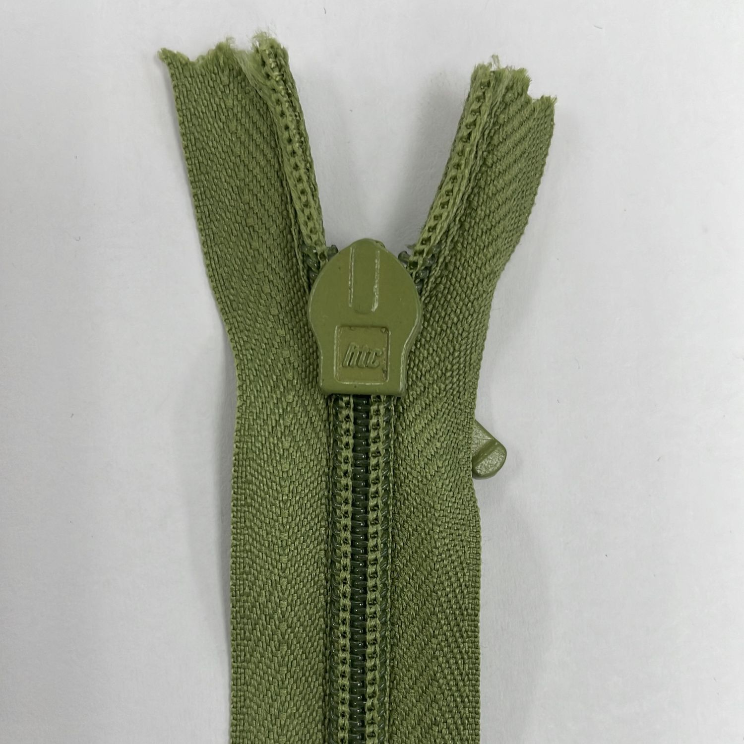 [ 18947 ] Zip Invisible Cotton/20cm/5g/Almond per Each