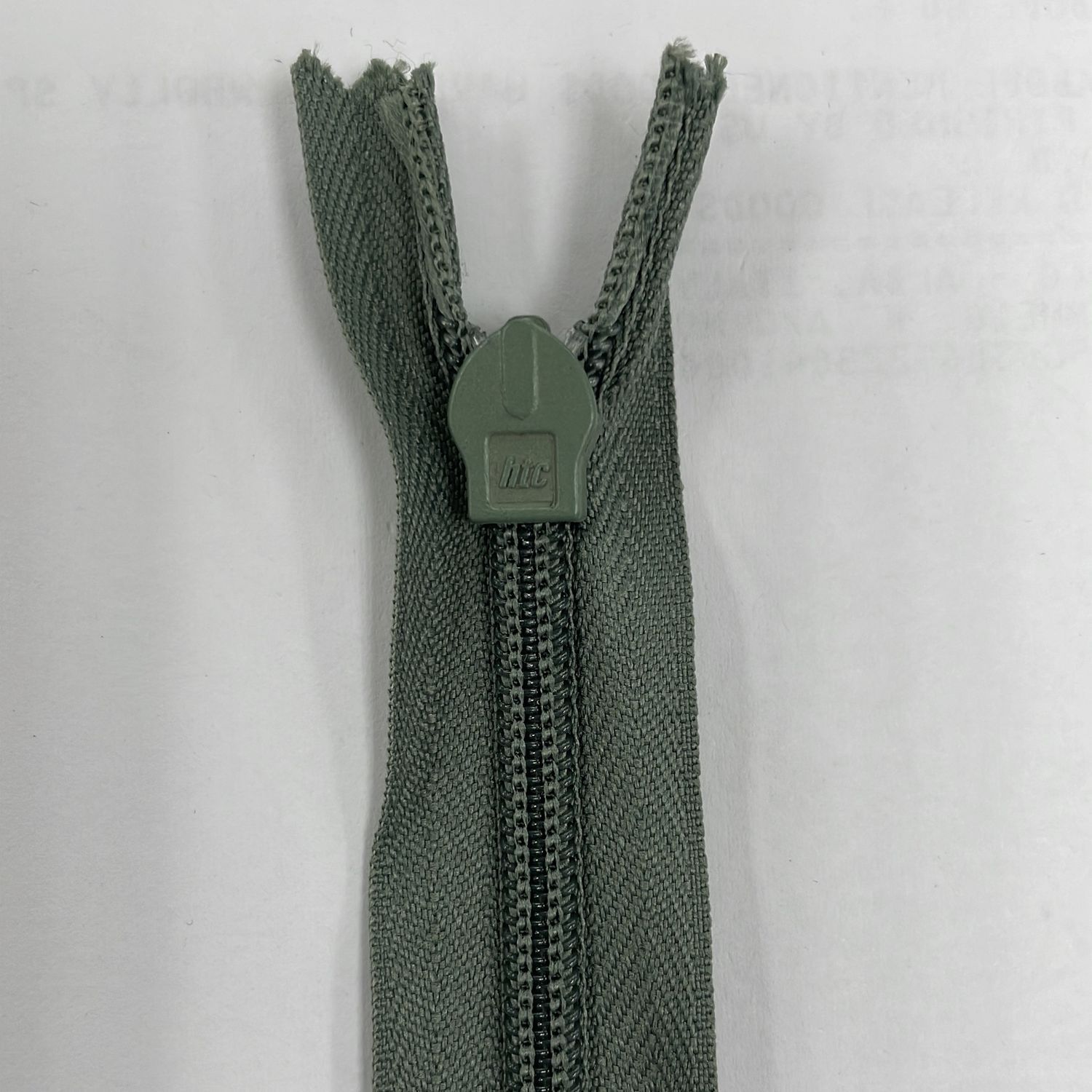 [ 18962 ] Zip Invisible Cotton/20cm/5g/Driftwood per Each