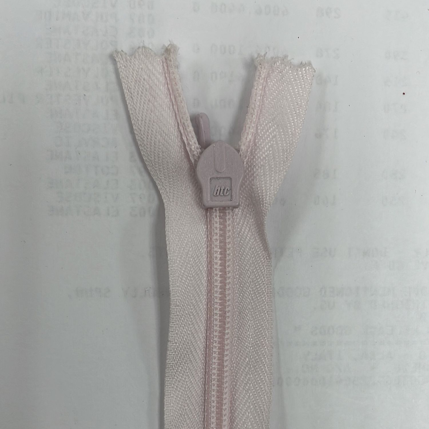 [ ZI-HTC-20-131 ] Zip Invisible 20cm-PERT PINK per Each