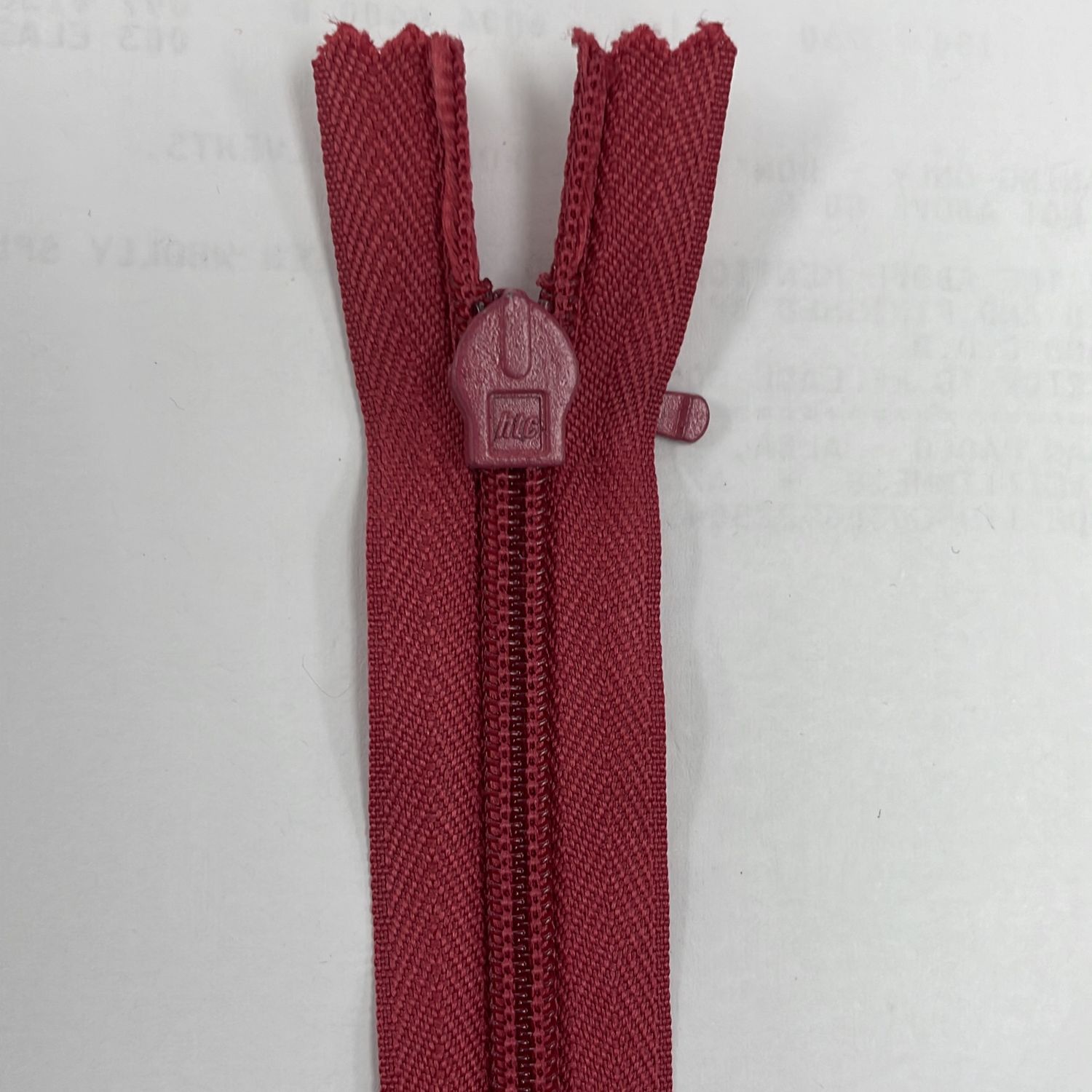 [ 18919 ] Zip Invisible Cotton/20cm/5g/Cameo per Each