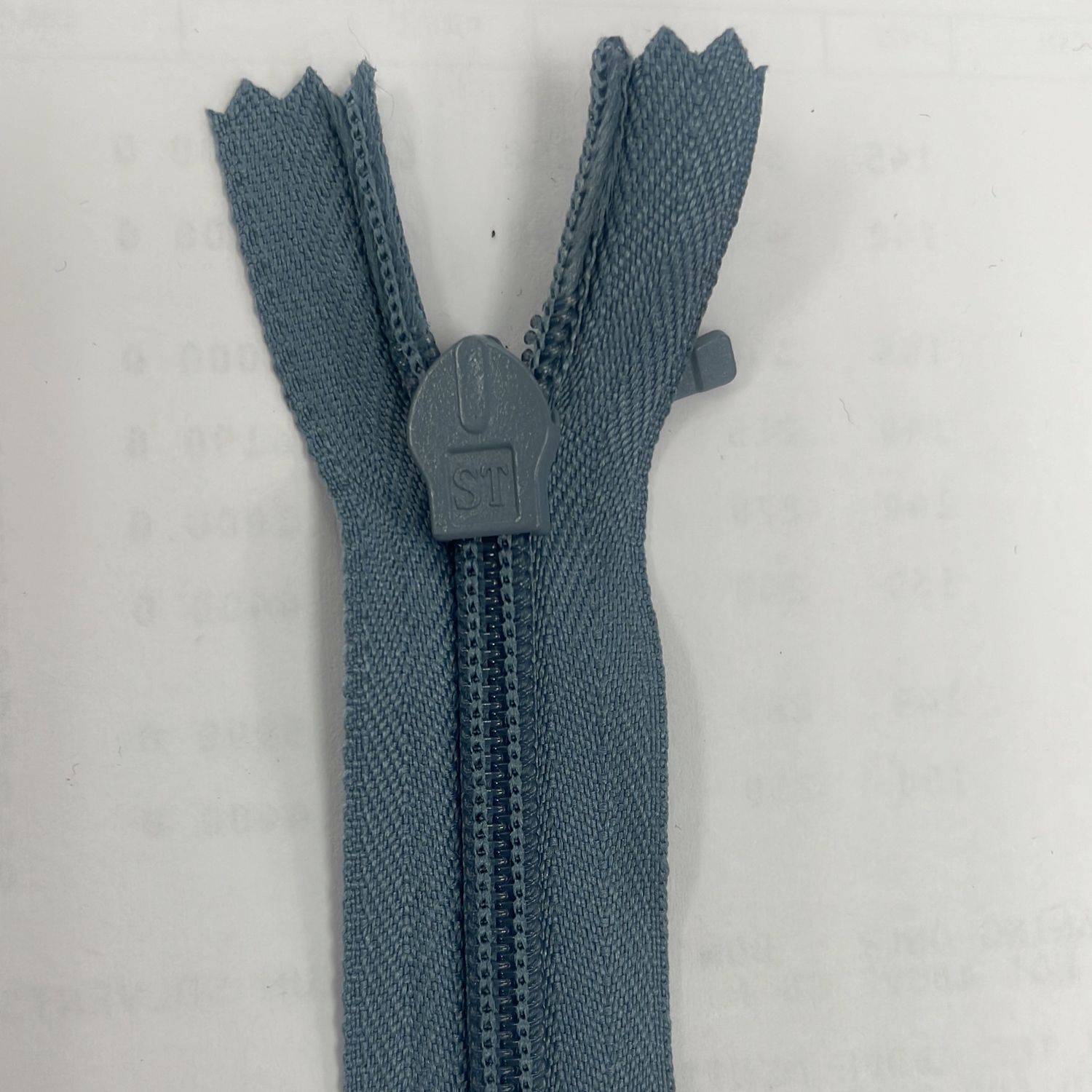 [ 19056 ] Zip Invisible Cotton/50cm/5g/Iceberg Blue per Each