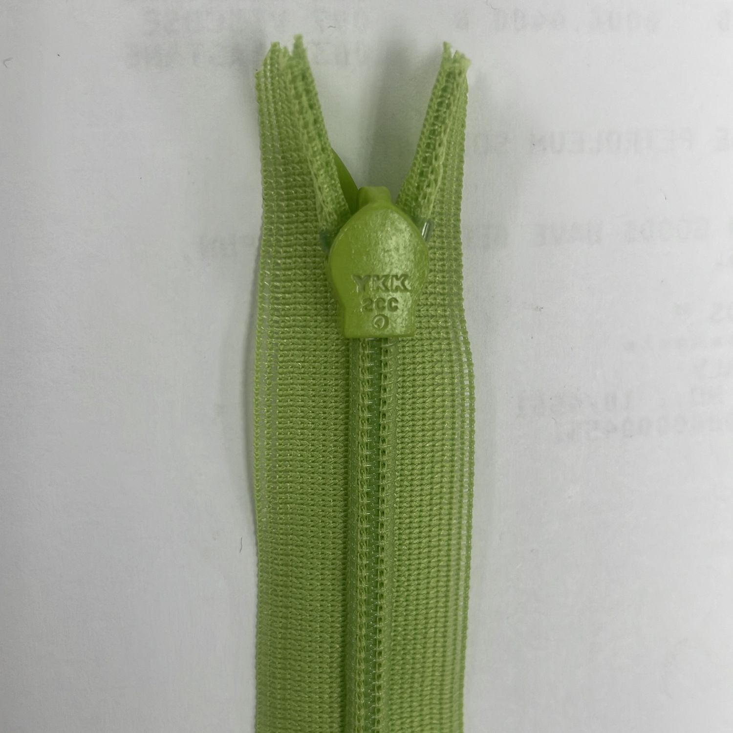 [ 21291 ] Zip Invisible/60cm/5g/Pistachio per Each