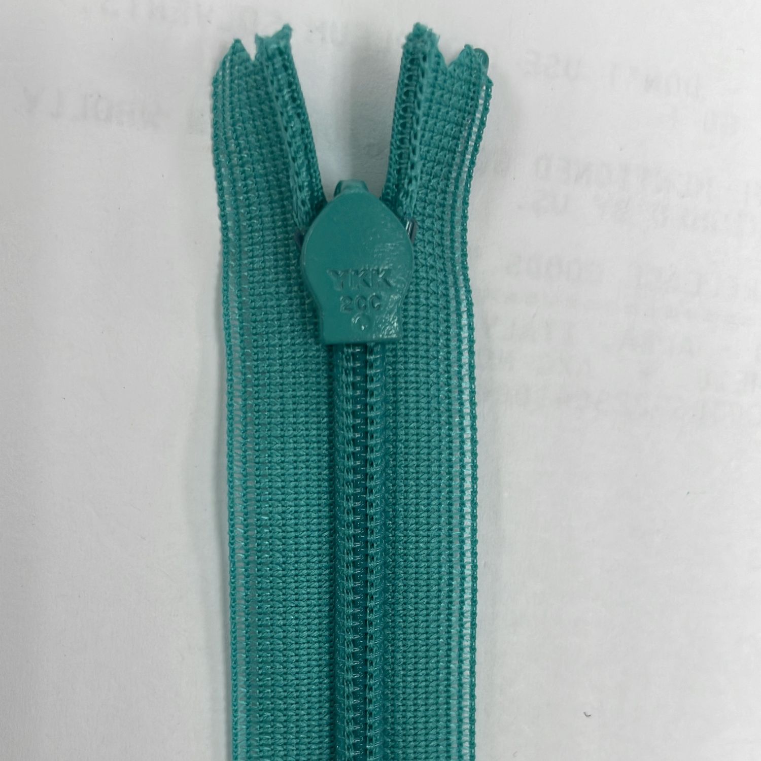 [ 21287 ] Zip Invisible/60cm/5g/Dark Aqua per Each