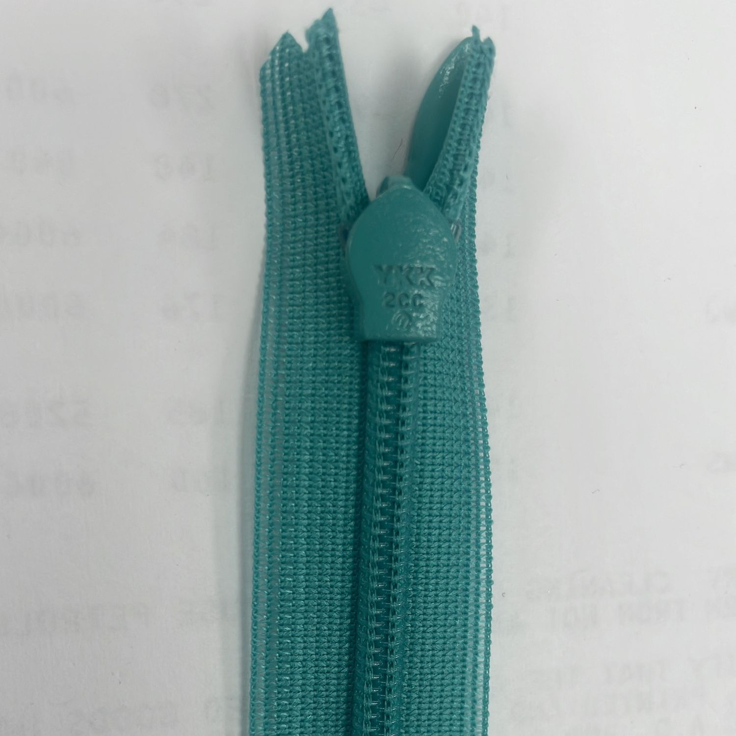 [ 21273 ] Zip Invisible/25cm/5g/Dark Aqua per Each