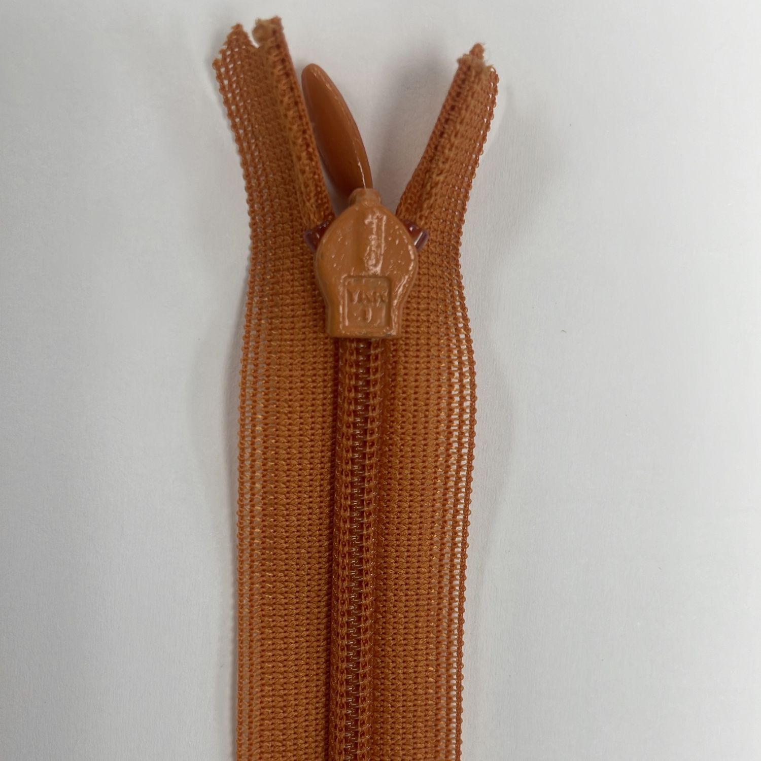 [ ZI-YKK-808-20 ] Zip Invisible 20cm - Brown Orange per Each