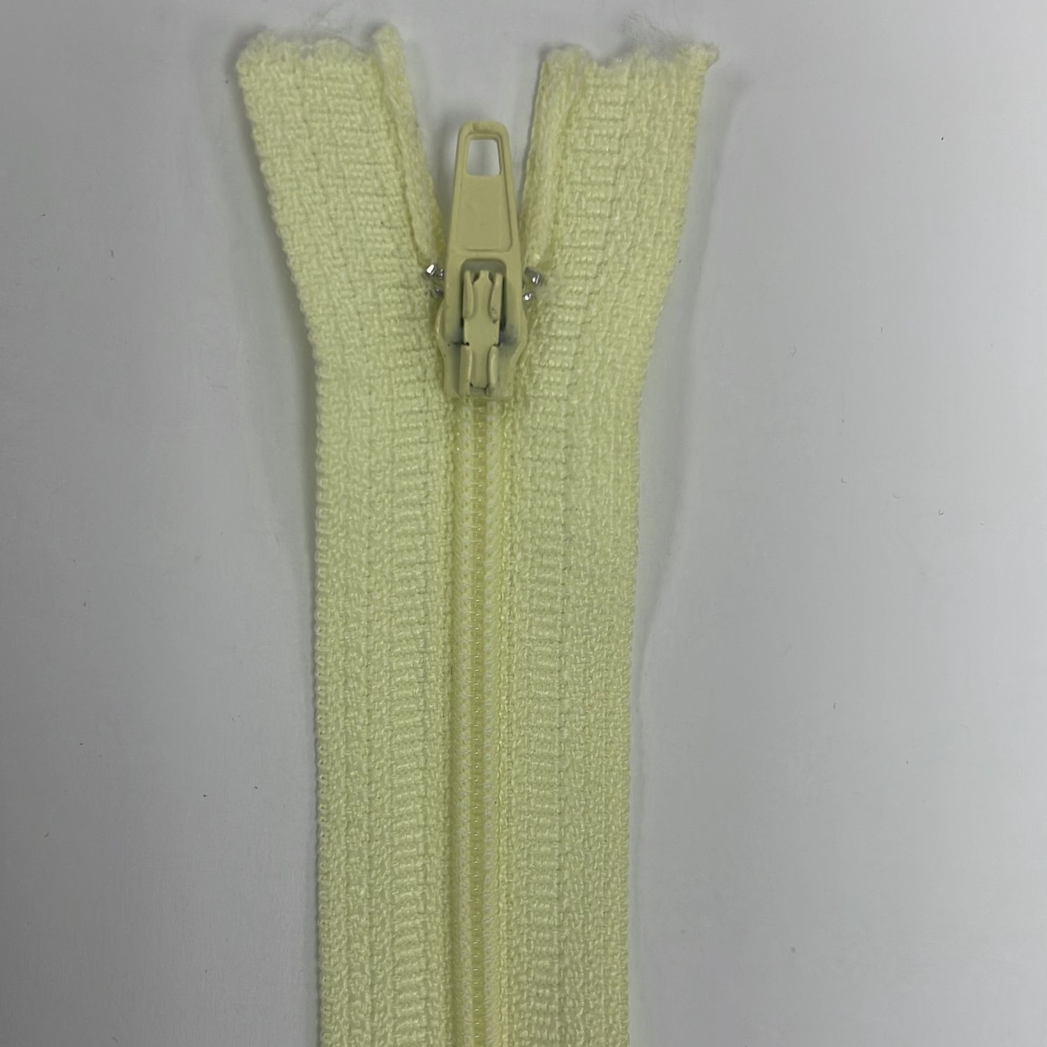 [ ZD-EN-980-55 ] Zip dress 55cm Lemon Cream per Each