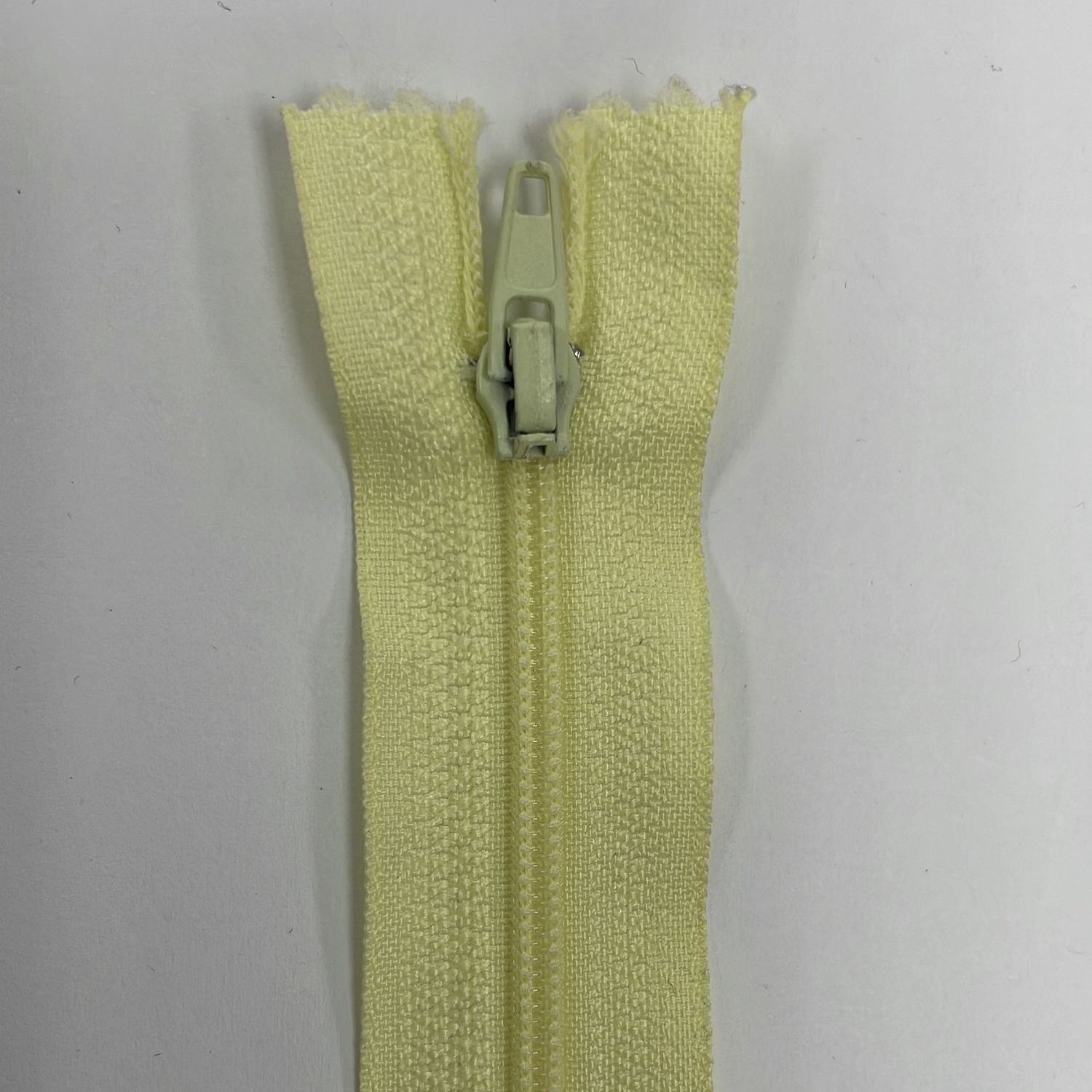 [ ZD-EN-980-25 ] Zip dress 25cm Lemon Cream per Each