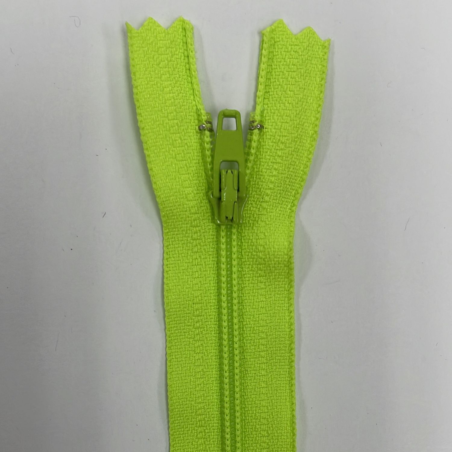 [ ZD-YKK-535-45 ] Zip dress 45cm - Neon green per Each