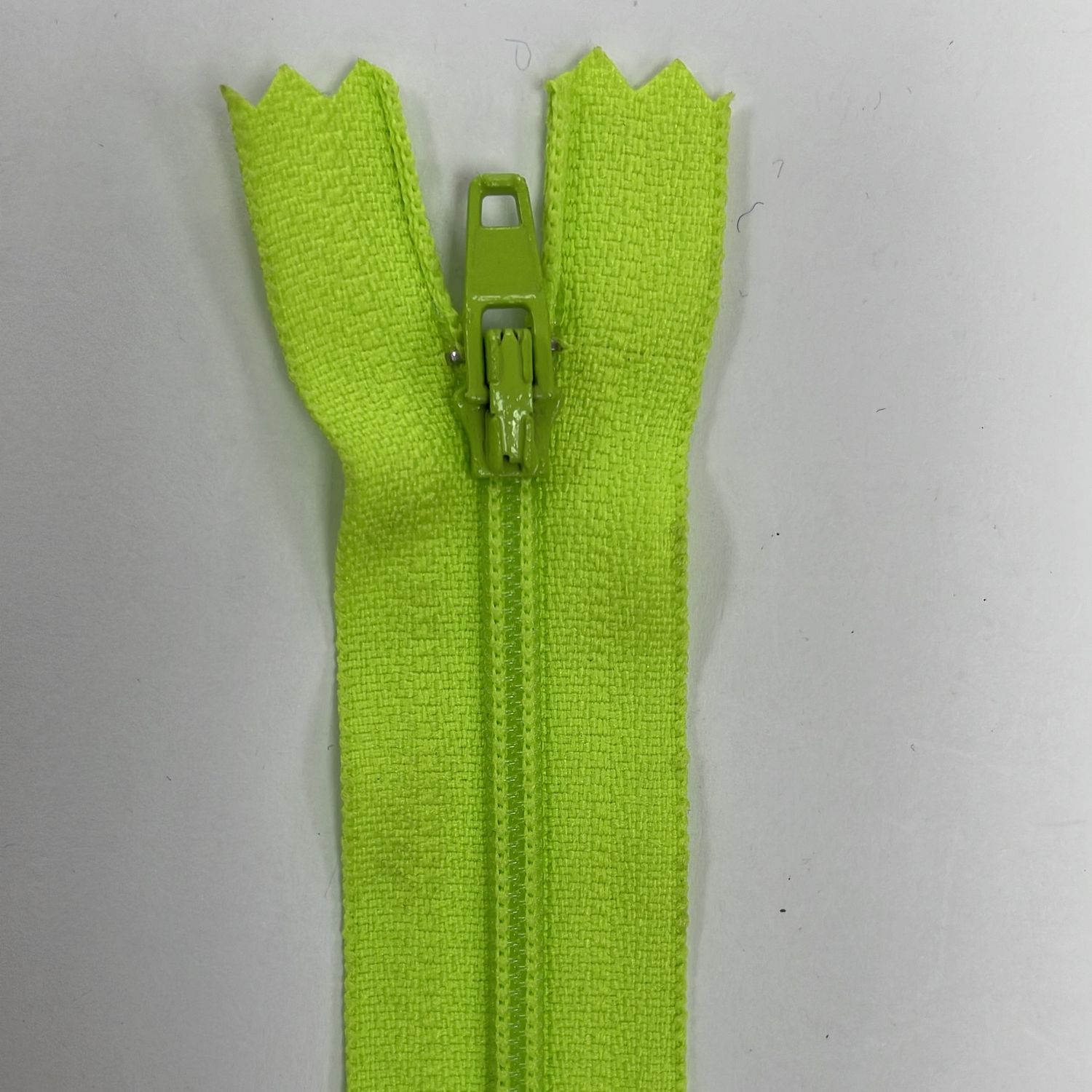 [ ZD-YKK-535-40 ] Zip dress 40cm - Neon green per Each