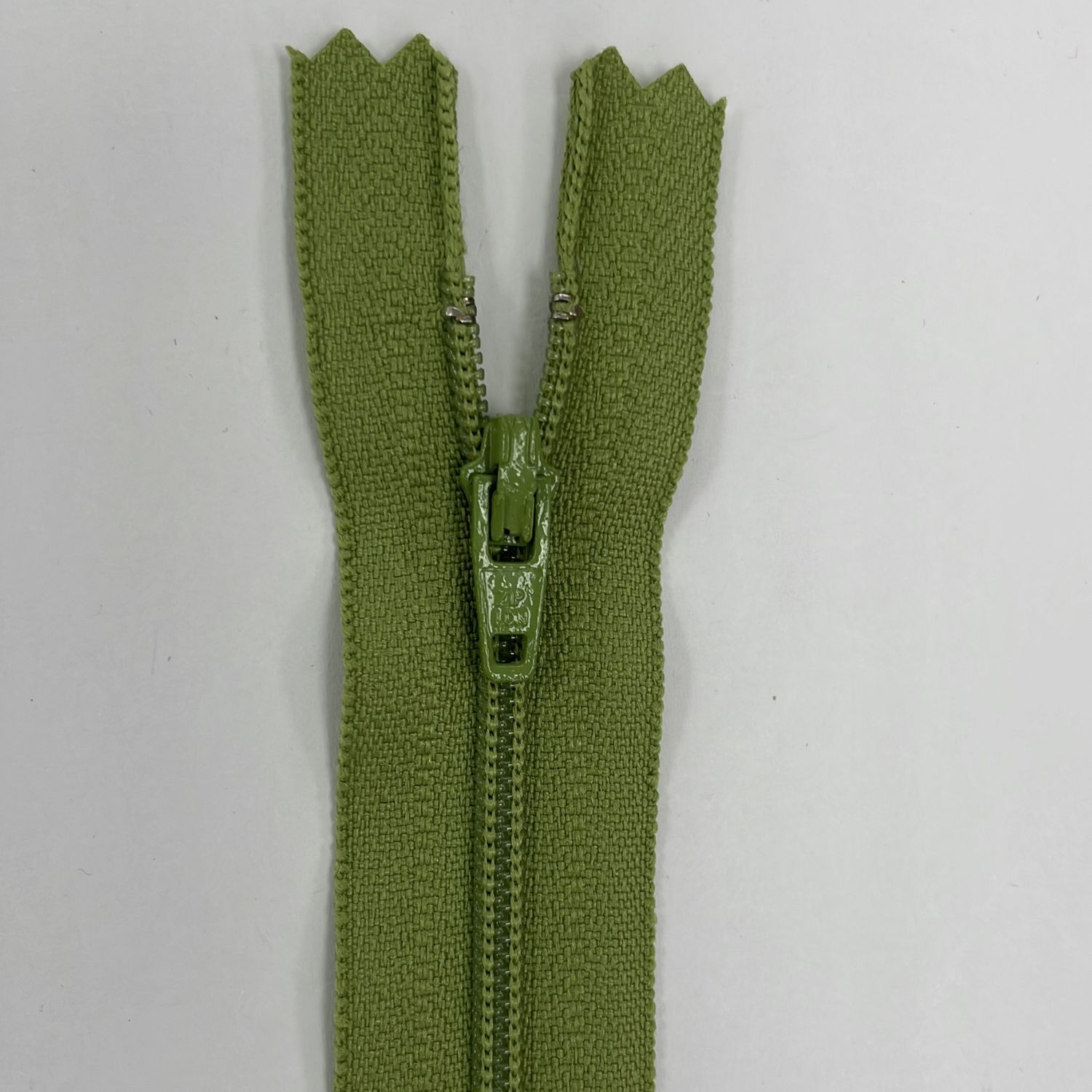 [ ZD-YKK-537-35 ] Zip dress 35cm - Olive drab per Each