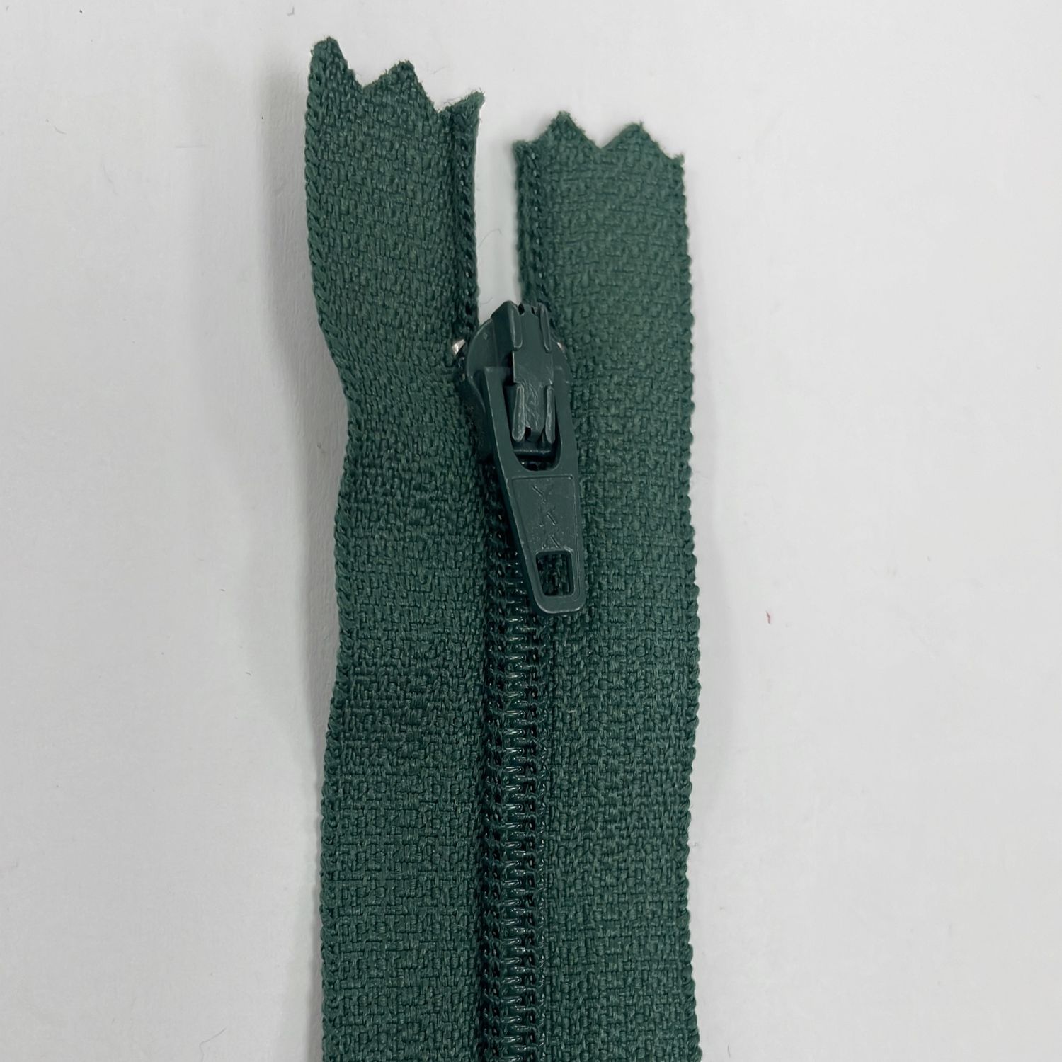 [ ZD-YKK-530-40 ] Zip dress 40cm - Dark green per Each