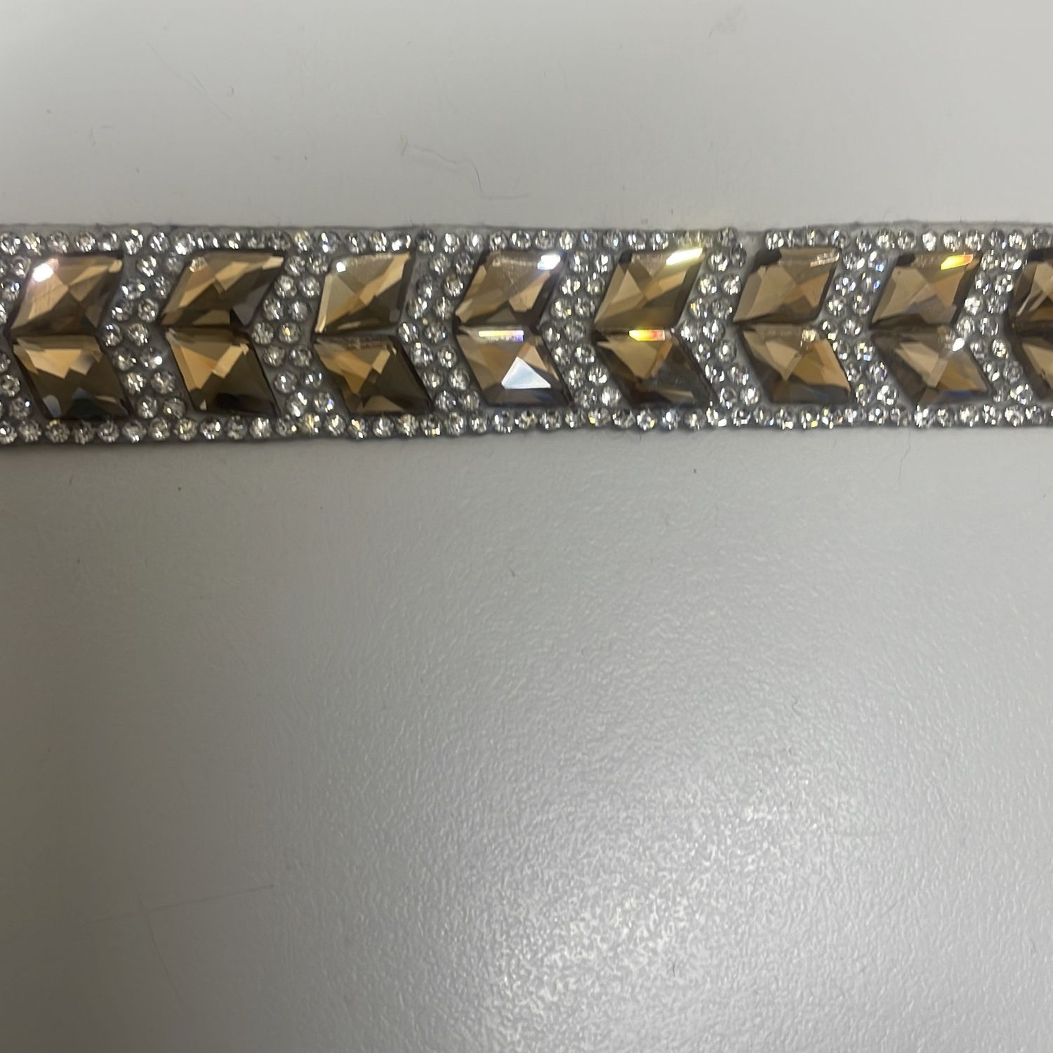 [ BRDHF-G14B-2 ] BraidDiamHotF per M Chevron Bronze per Meter