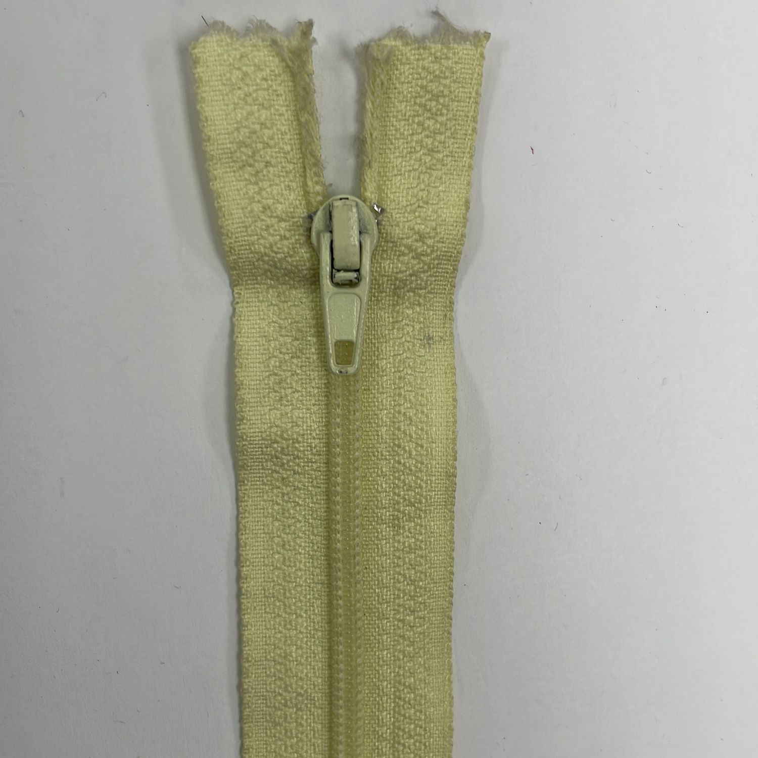 [ ZD-EN-980-15 ] Zip dress 15cm Lemon Cream per Each