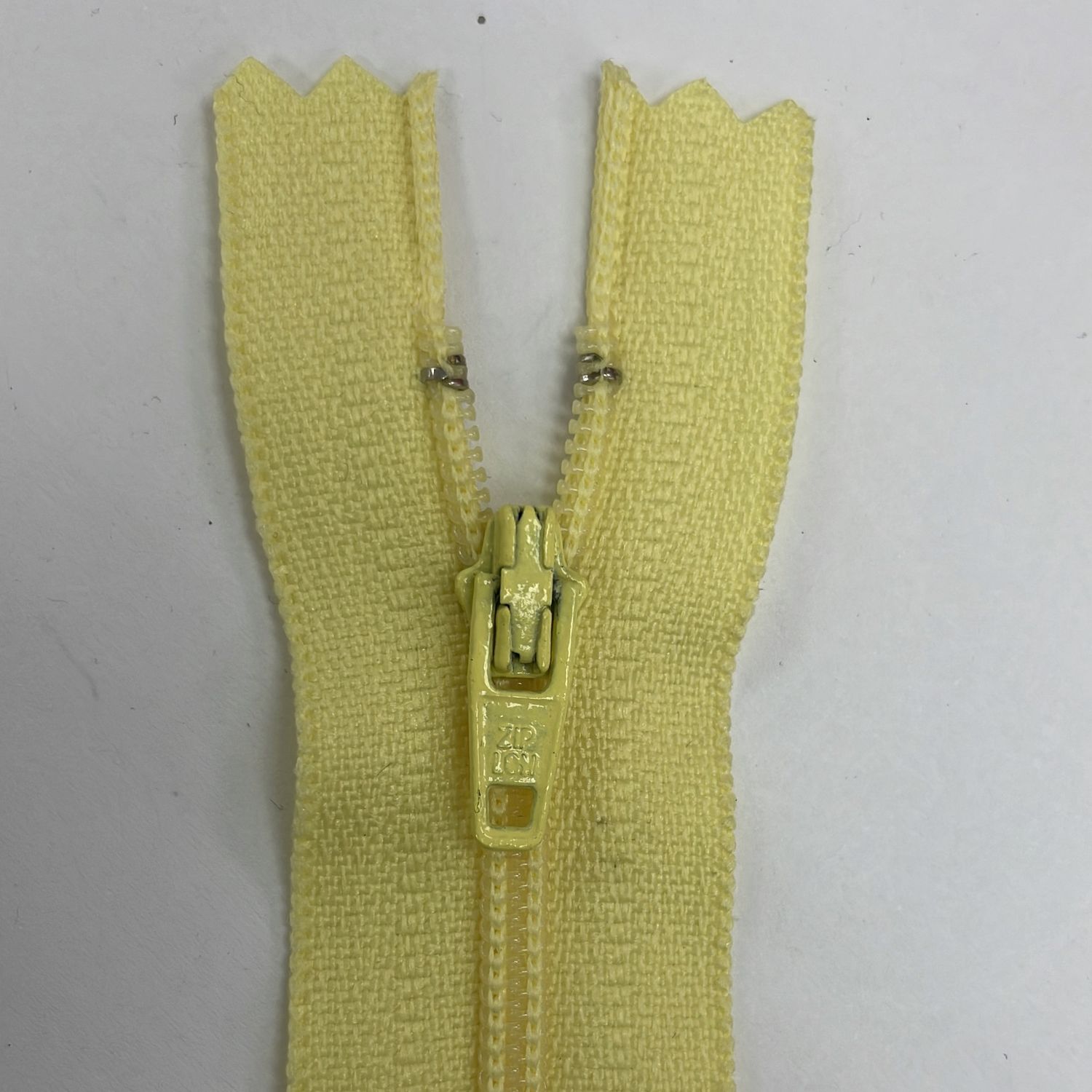 [ ZD-YKK-802-20 ] Zip dress 20cm Light Yellow per Each