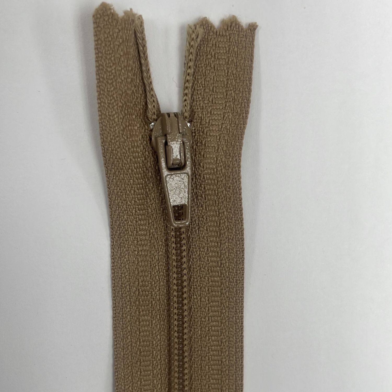 [ ZD-EN-896-55 ] Zip dress 55cm Light brown per Each