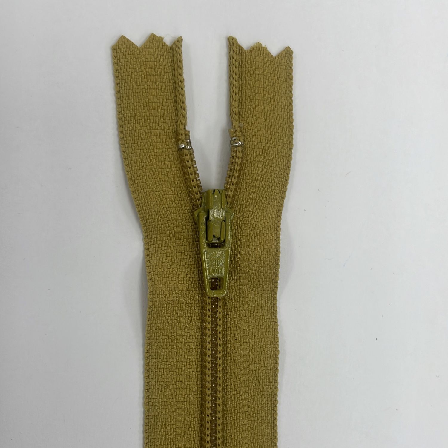 [ ZD-YKK-510-40 ] Zip Dress 40cm - KHAKI YELLOW per Each