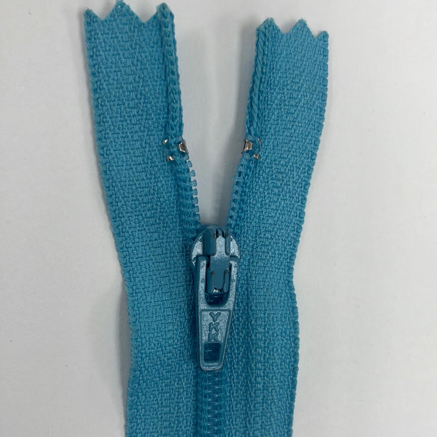 [ ZD-YKK-547-15 ] Zip dress 15cm - Blue turq per Each