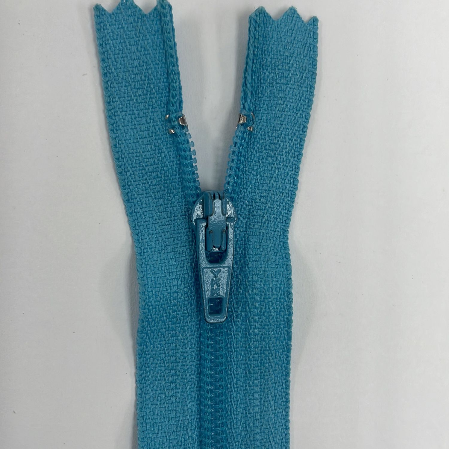 [ ZD-YKK-547-35 ] Zip dress 35cm Blue turq per Each