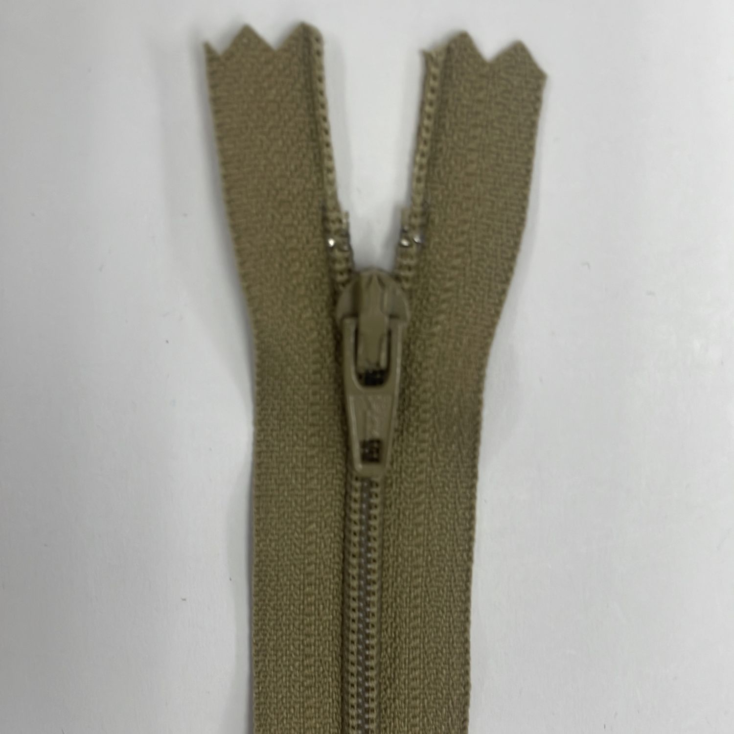 [ ZD-YKK-896-35 ] Zip dress 35cm Light Brown per Each