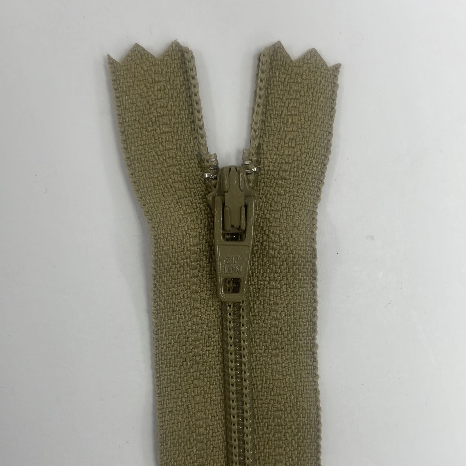 [ ZD-YKK-896-25 ] Zip dress 25cm - Light brown per Each