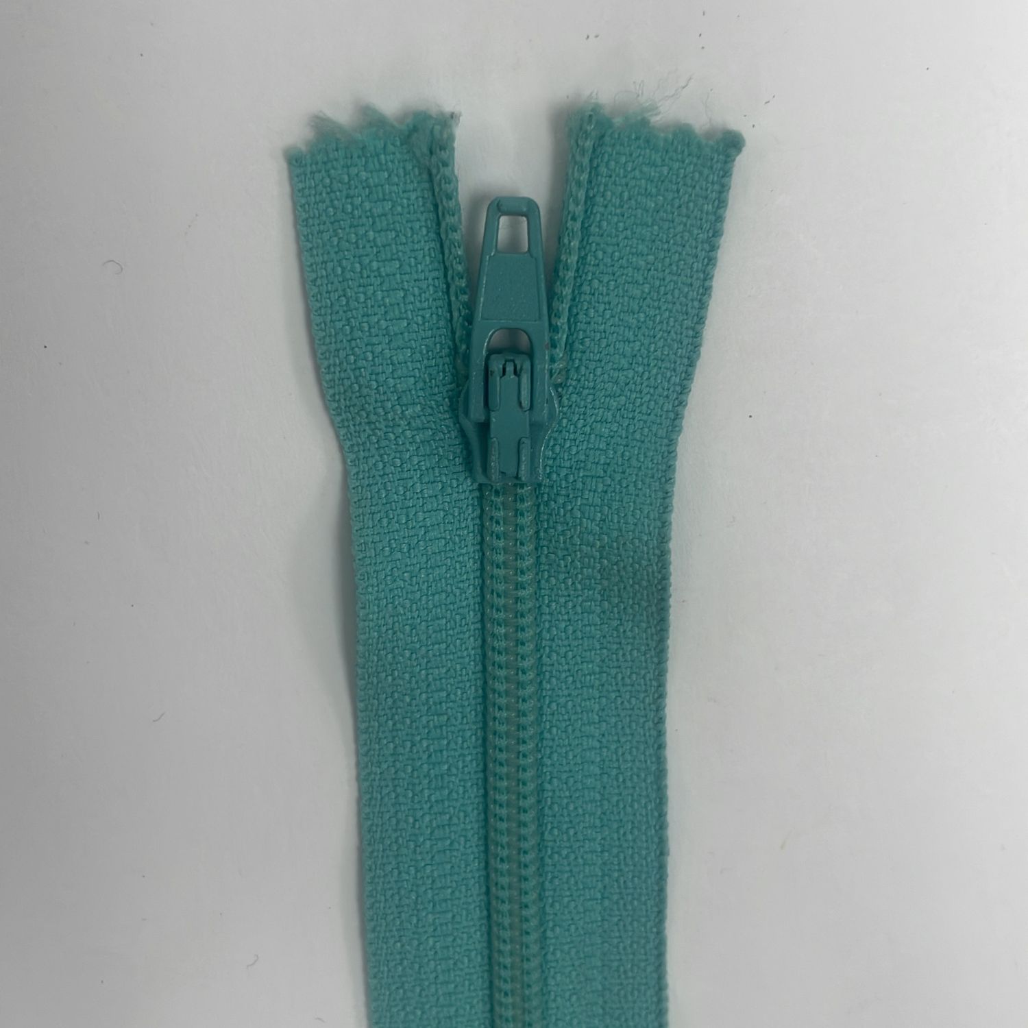 [ ZD-YKK-548-15 ] Zip dress 15cm Lt Turq per Each