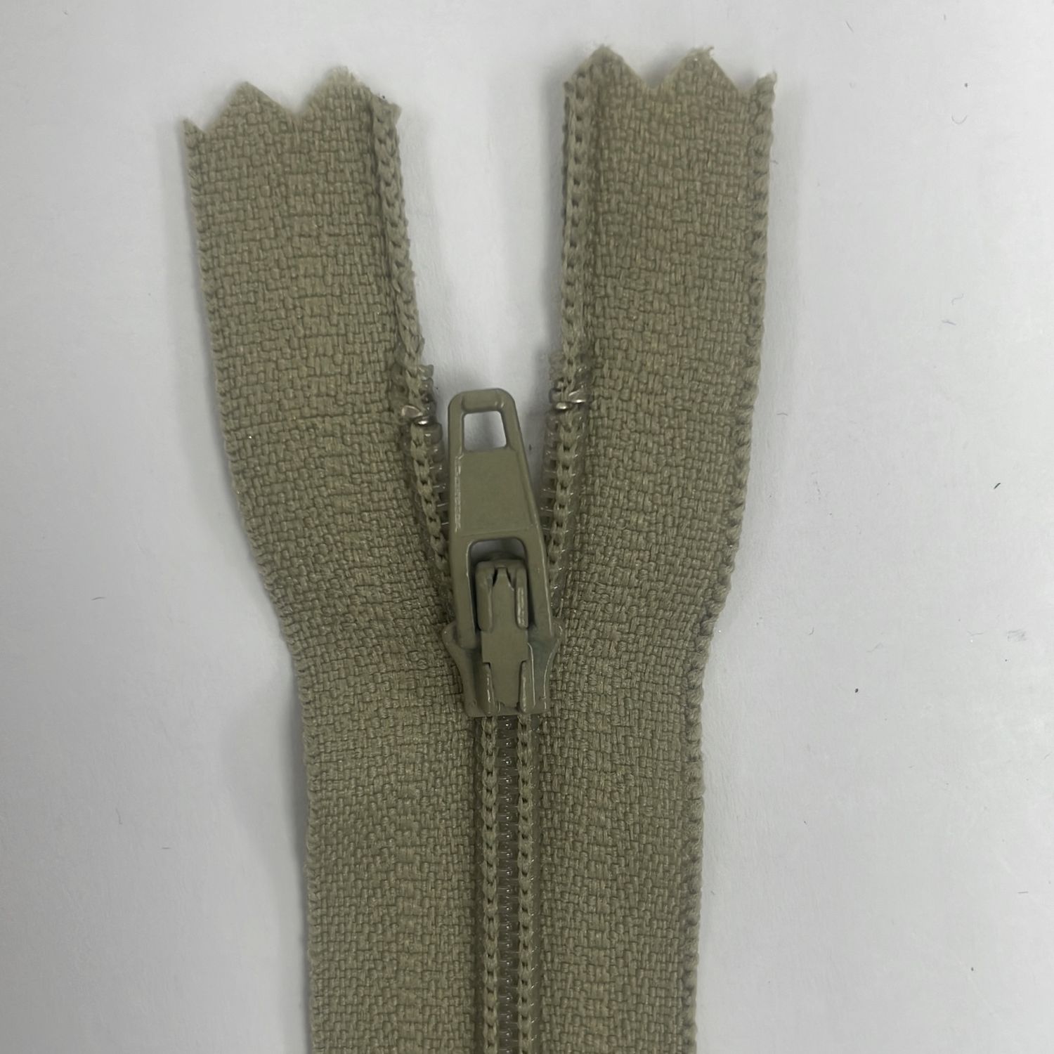 [ ZD-YKK-563-15 ] Zip dress 15cm Tan Brown per Each