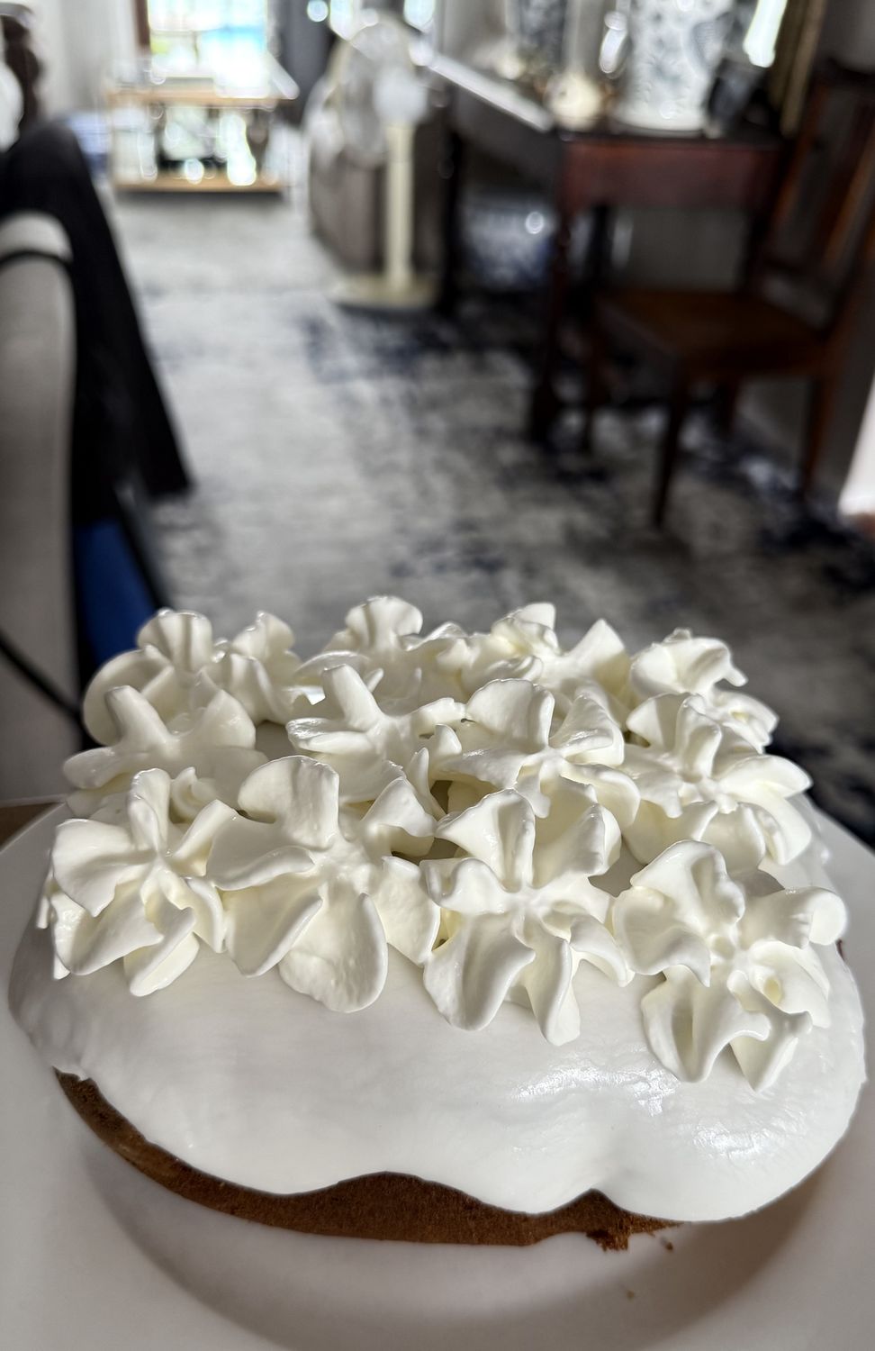 Banana Cake with Almonds (Gluten Free with Rice Flour)