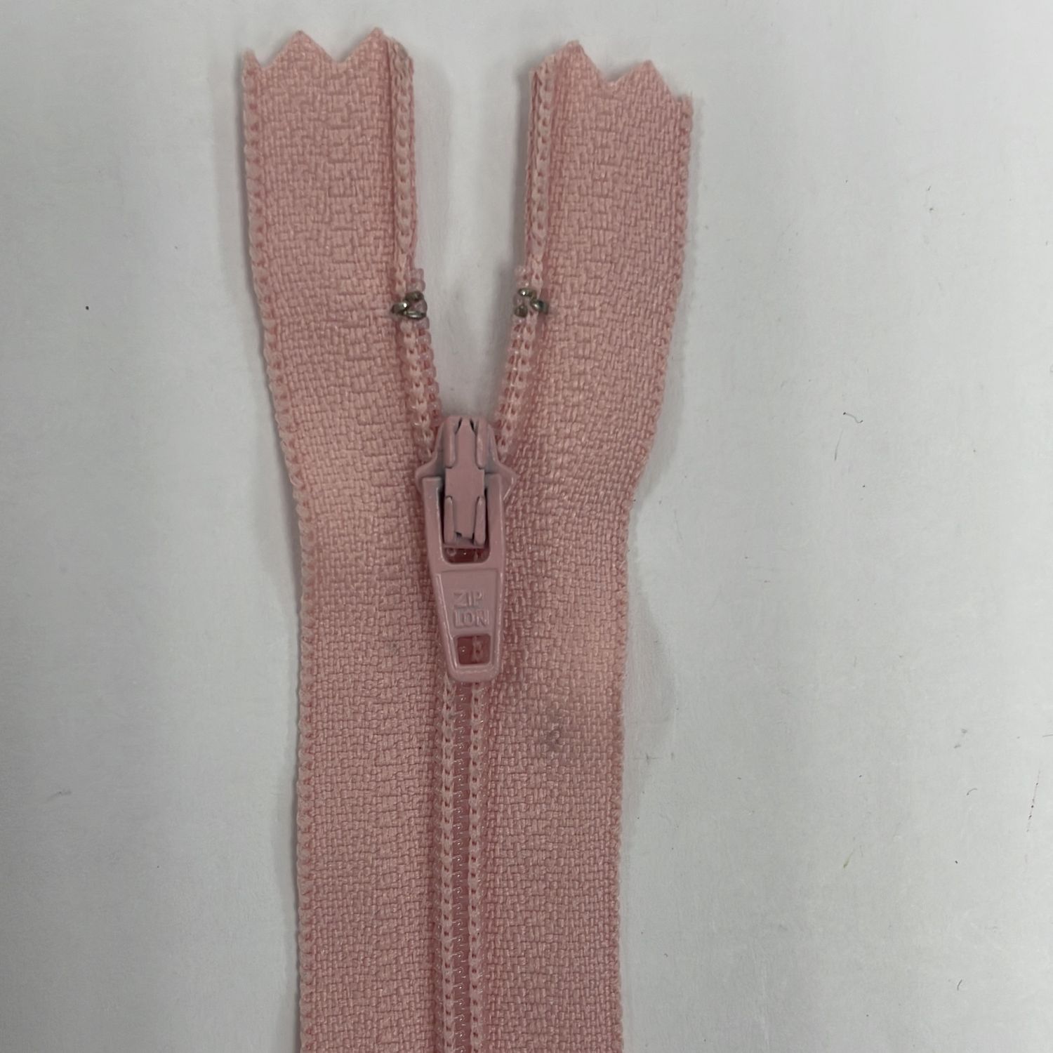 [ ZD-YKK-811-40 ] Zip dress 40cm - Baby pink per Each