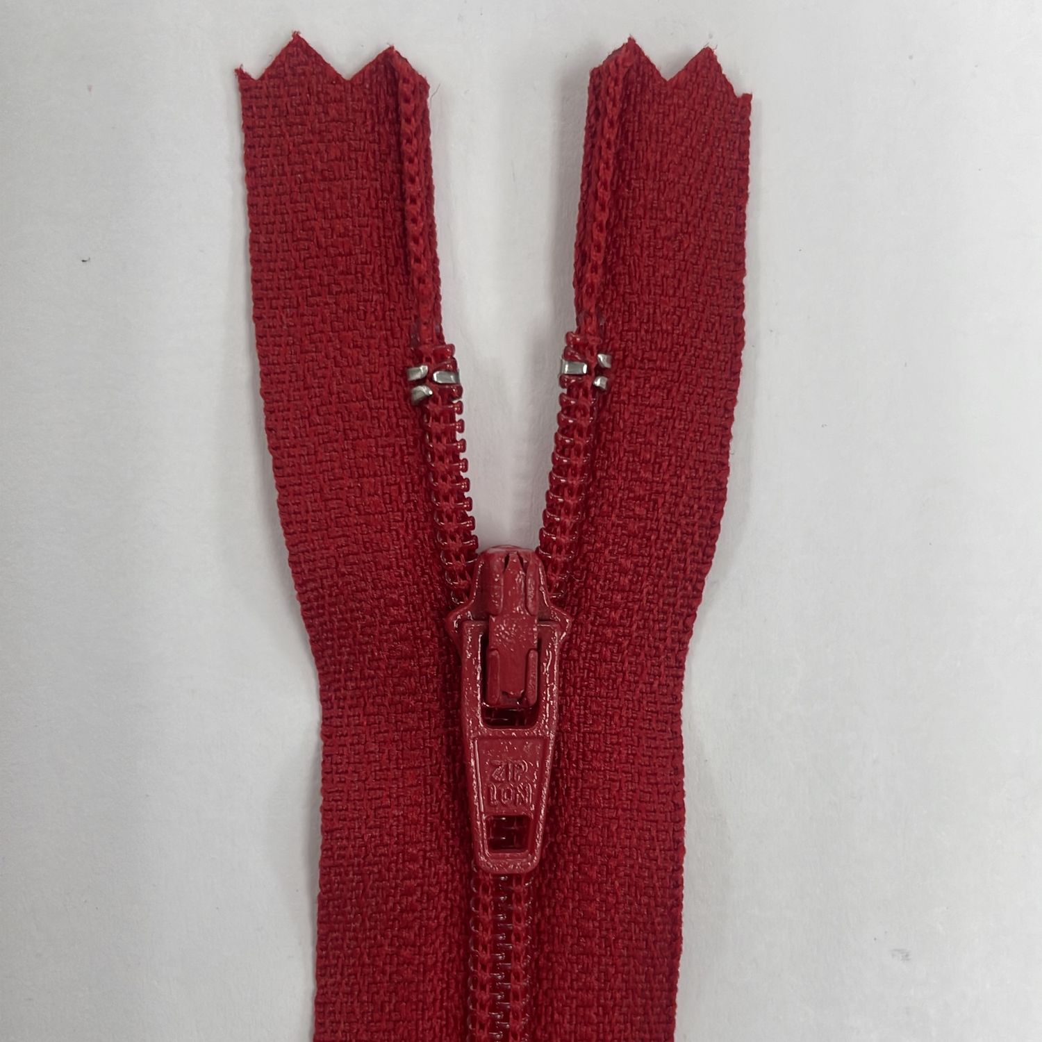 [ 21755 ] Zip Dress/45cm/5g/RED per Meter