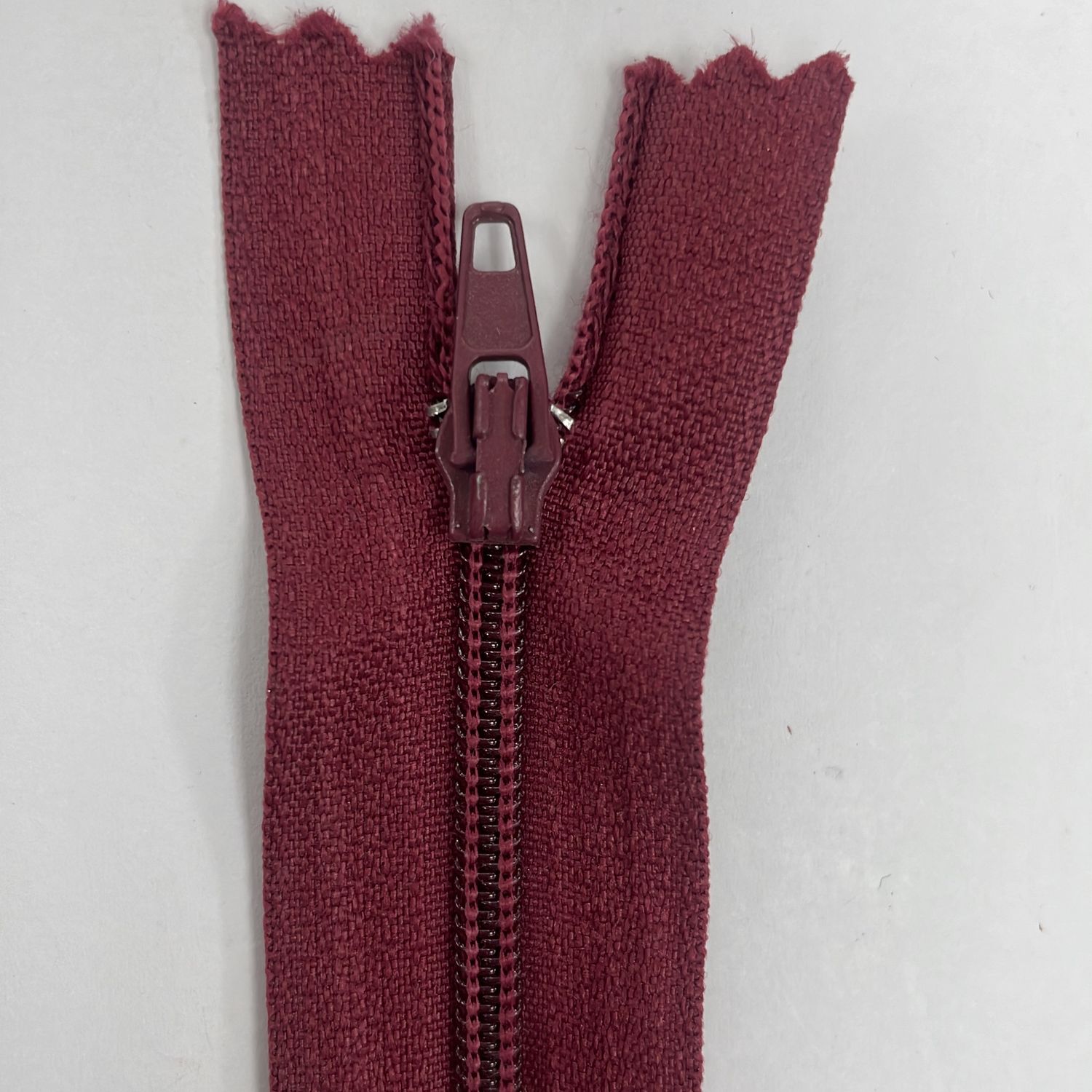 [ ZD-EN-527-40 ] Zip dress 40cm Wine Red per Each