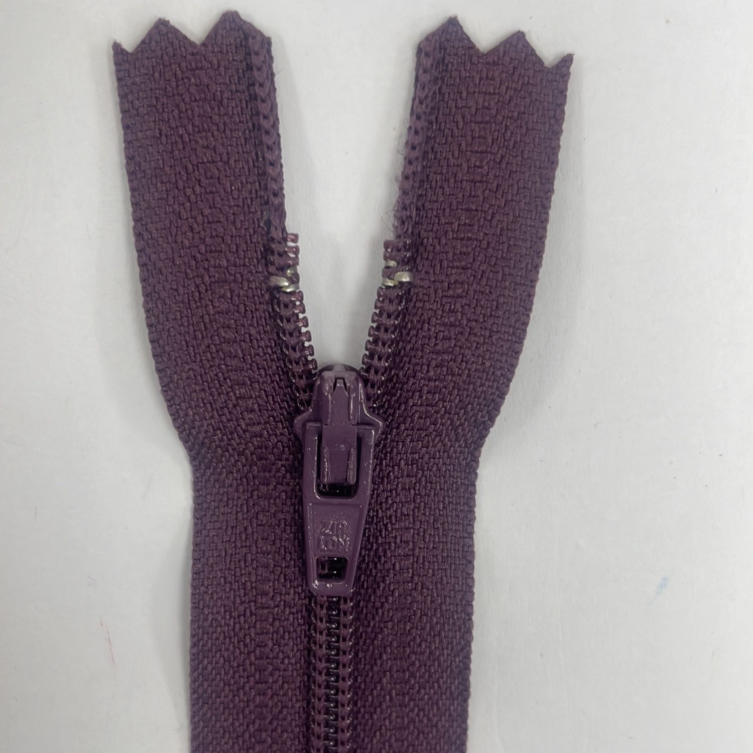 [ ZD-YKK-863-35 ] Zip dress 35cm - Eggplant per Each
