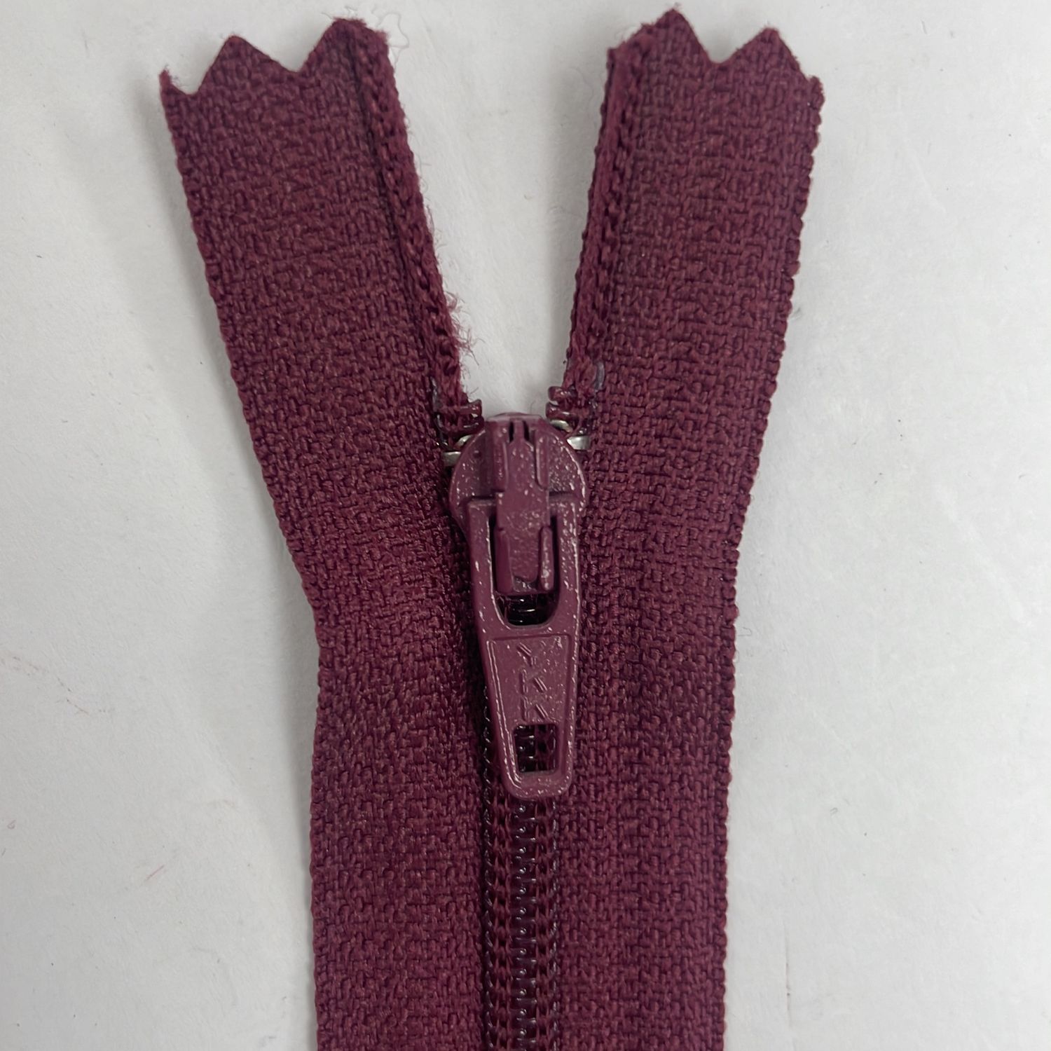 [ ZD-YKK-525-15 ] Zip dress 15cm - Burgandy per Each