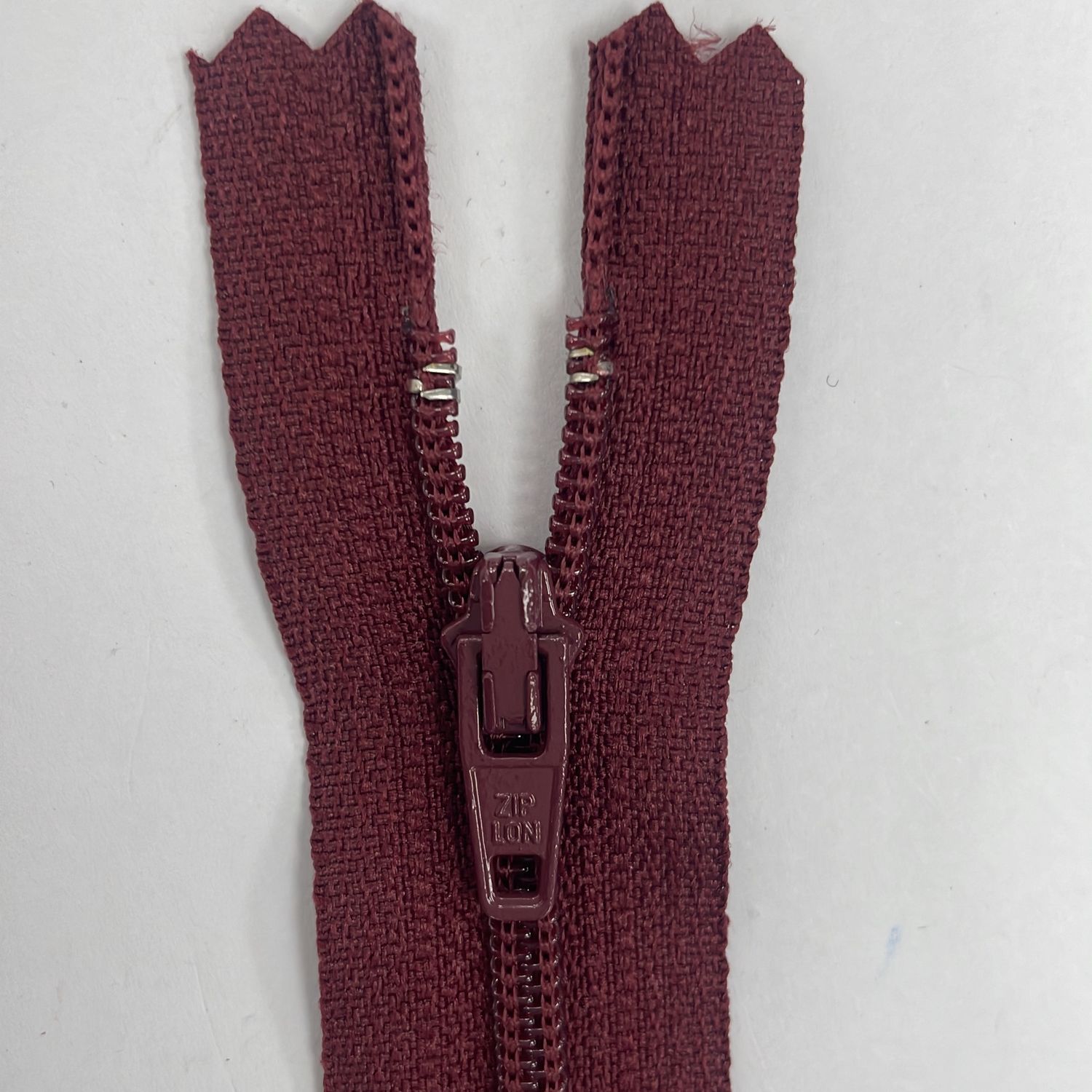 [ 21740 ] Zip dress/25cm/5g/WINE RED per Each