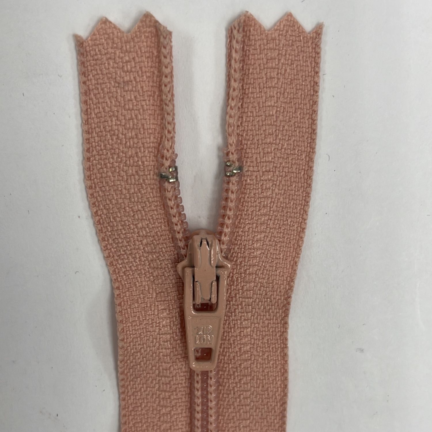 [ ZD-YKK-806-20 ] Zip dress 20cm Peach pink per Meter