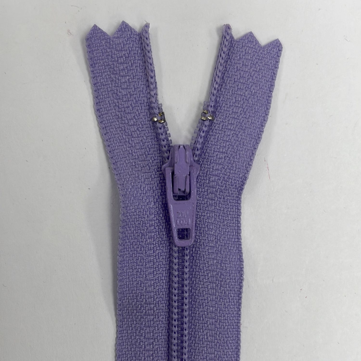 [ ZD-YKK-553-20 ] Zip dress 20cm - Lt Lavender per Each