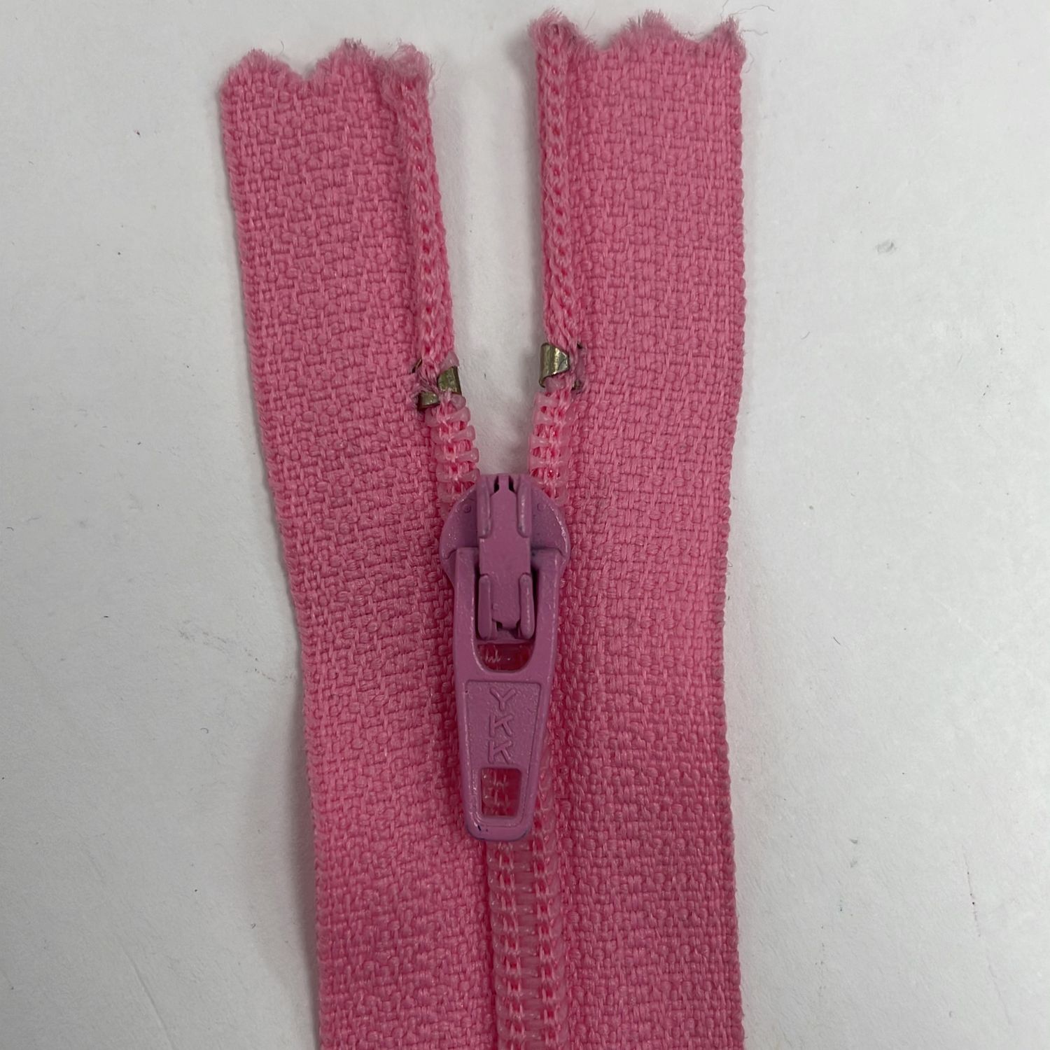 [ ZD-YKK-515-15 ] Zip dress 15cm Dirty pink per Each