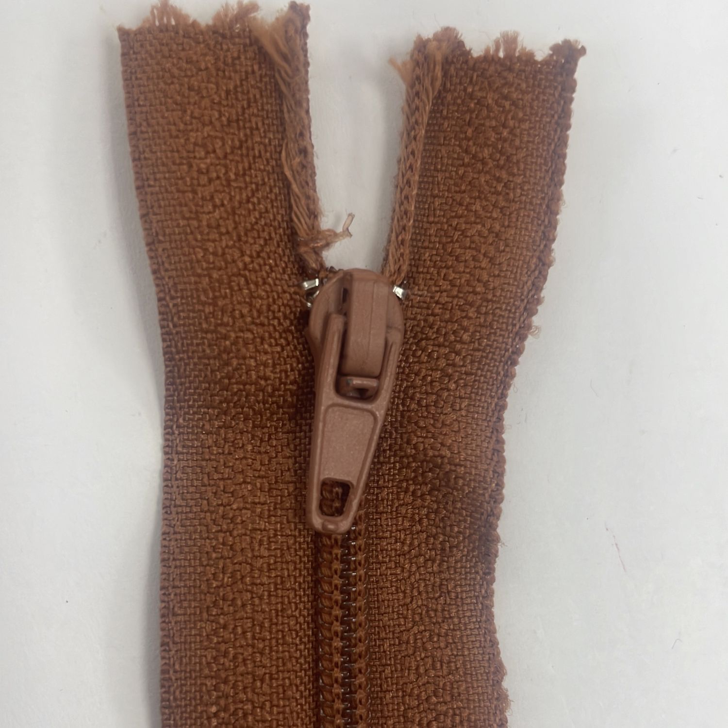 [ ZD-YKK-809-50 ] Zip dress 50cm - Rust Brown per Each
