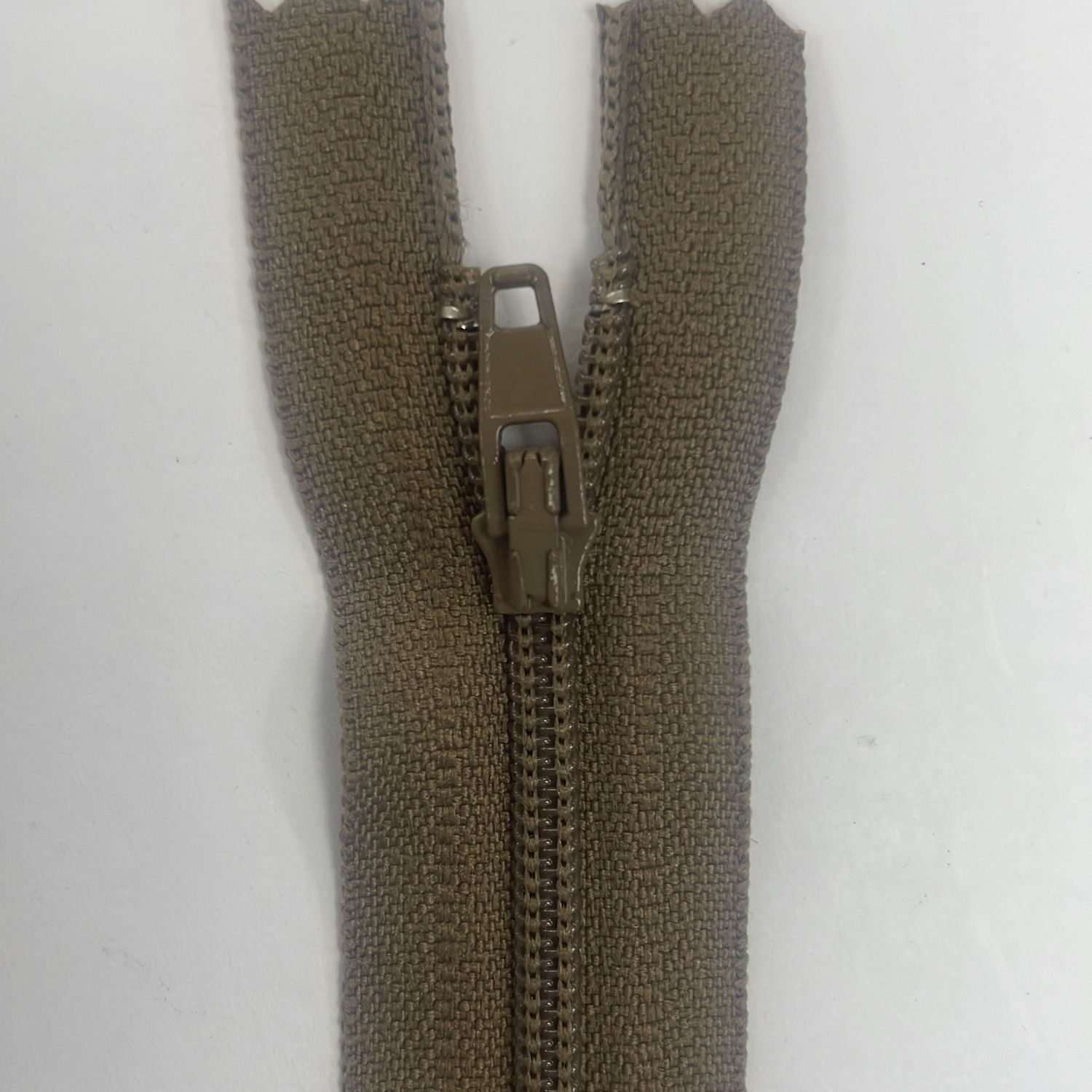 [ ZD-YKK-563-50 ] Zip dress 50cm - Tan Brown per Each