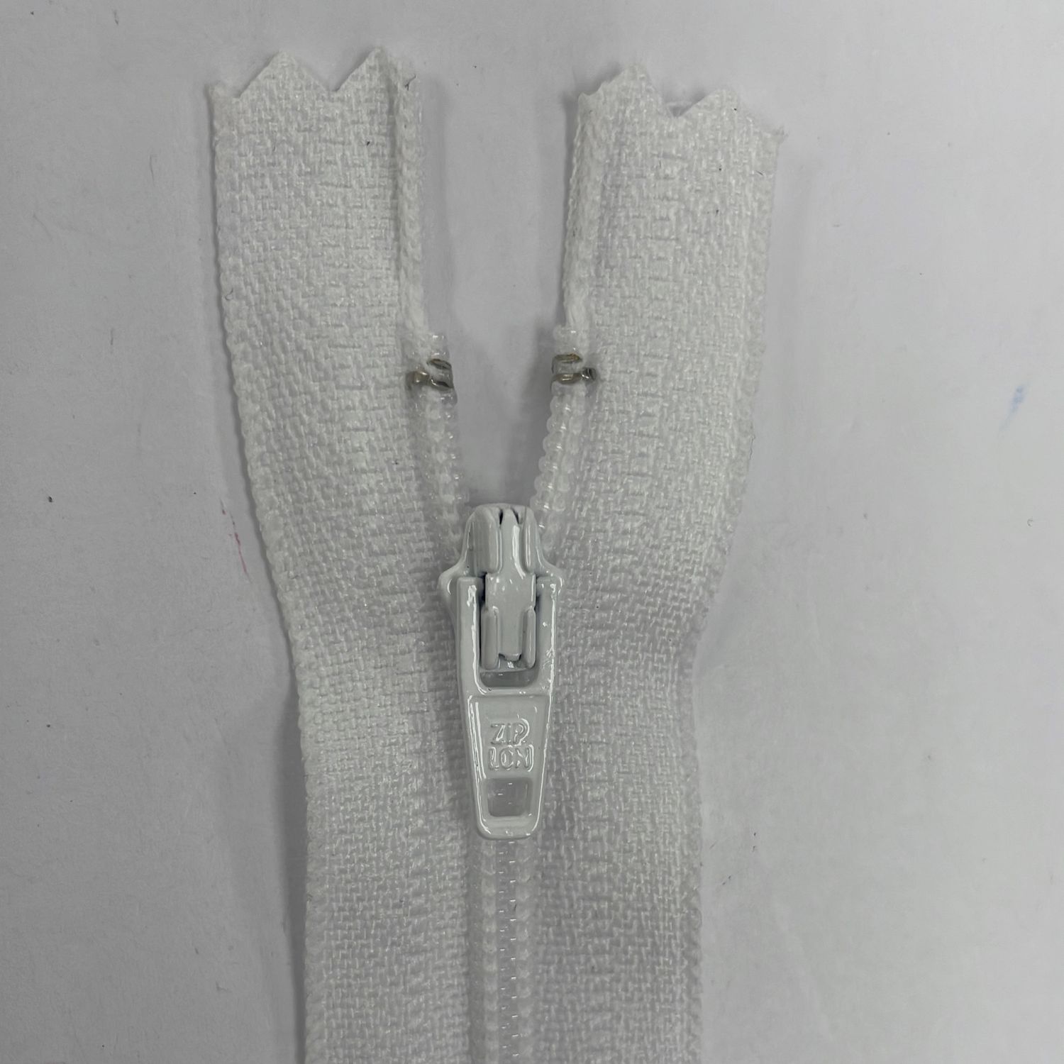 [ 21754 ] Zip Dress/45cm/5g/WHITE per Meter