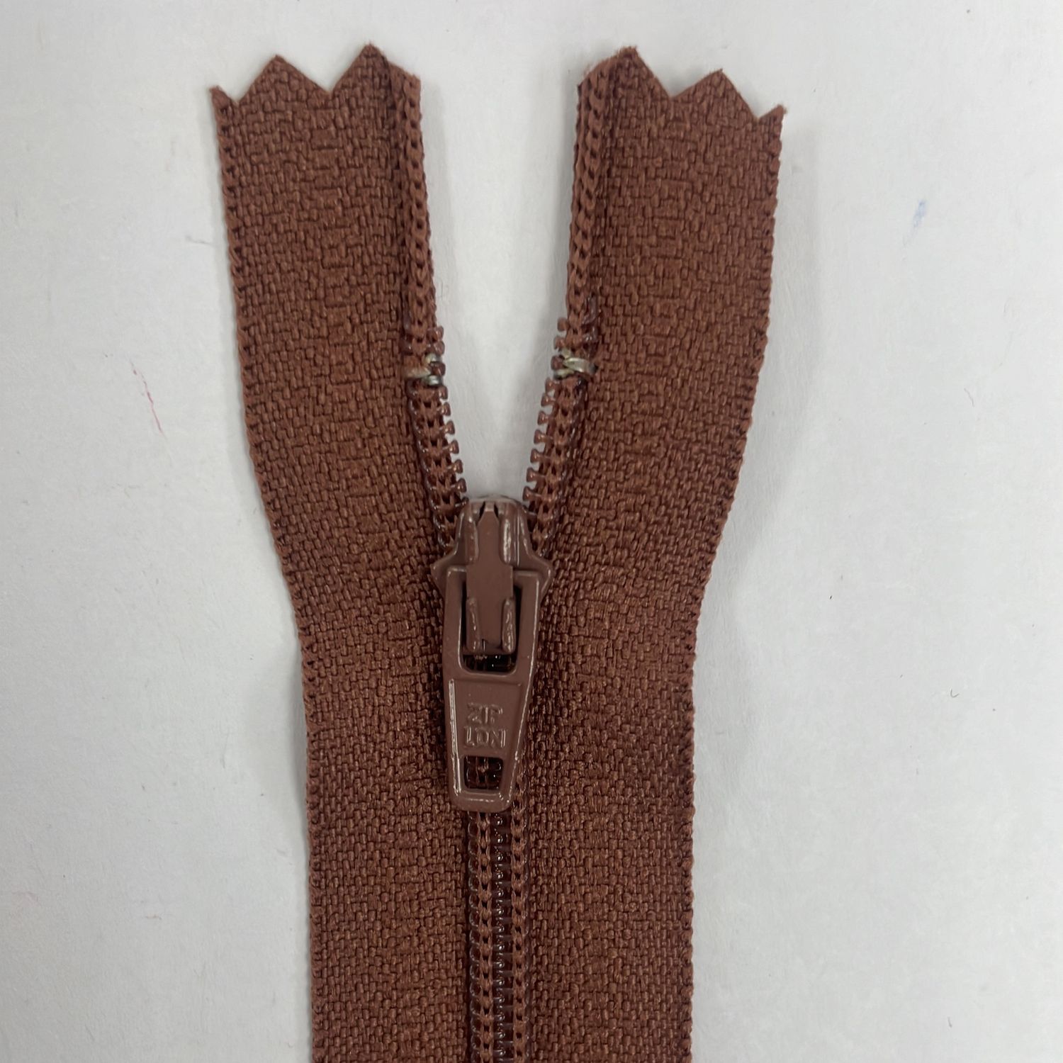 [ ZD-YKK-855-40 ] Zip dress 40cm Tan Brown per Each