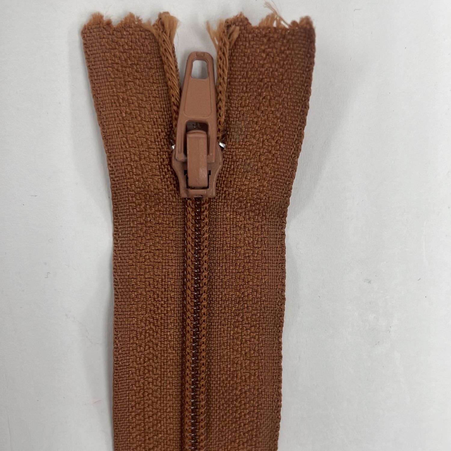 [ ZD-EN-809-40 ] Zip dress 40cm - Rust brown per Each