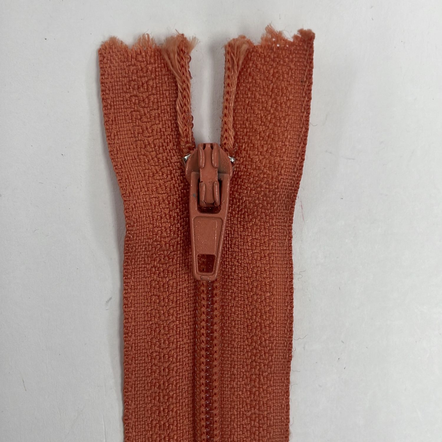 [ ZD-EN-850-25 ] Zip dress 25cm - Rust orange per Each