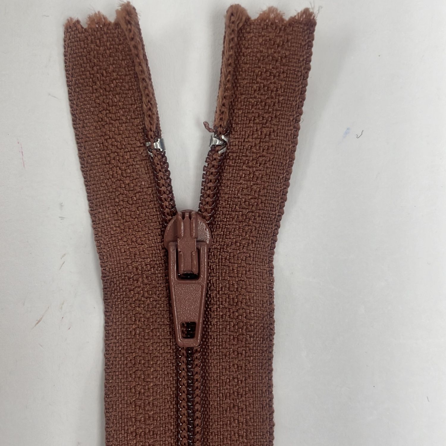 [ ZD-EN-855-45 ] Zip dress 45cm Tan Brown per Each