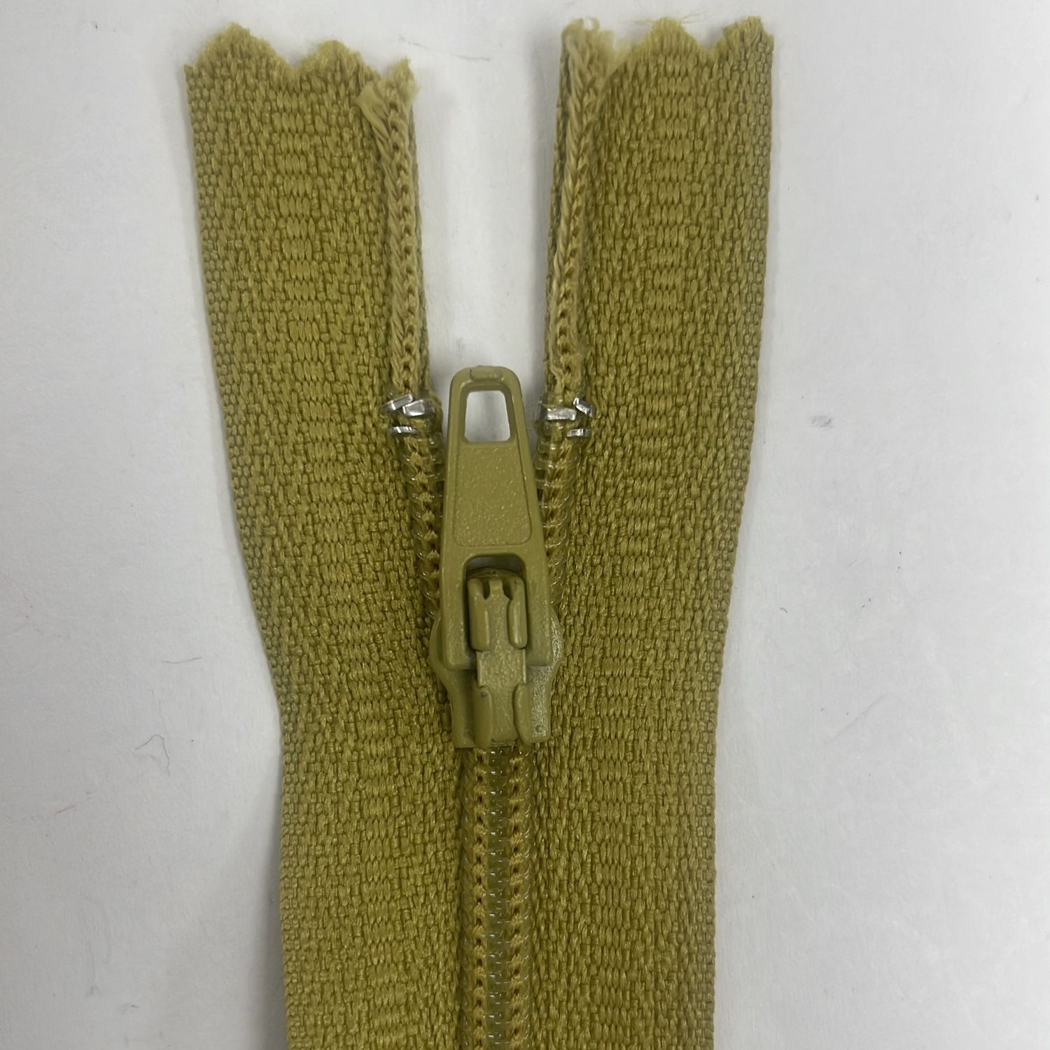[ ZD-YKK-510-20 ] Zip Dress 20cm - KHAKI YELLOW per Each