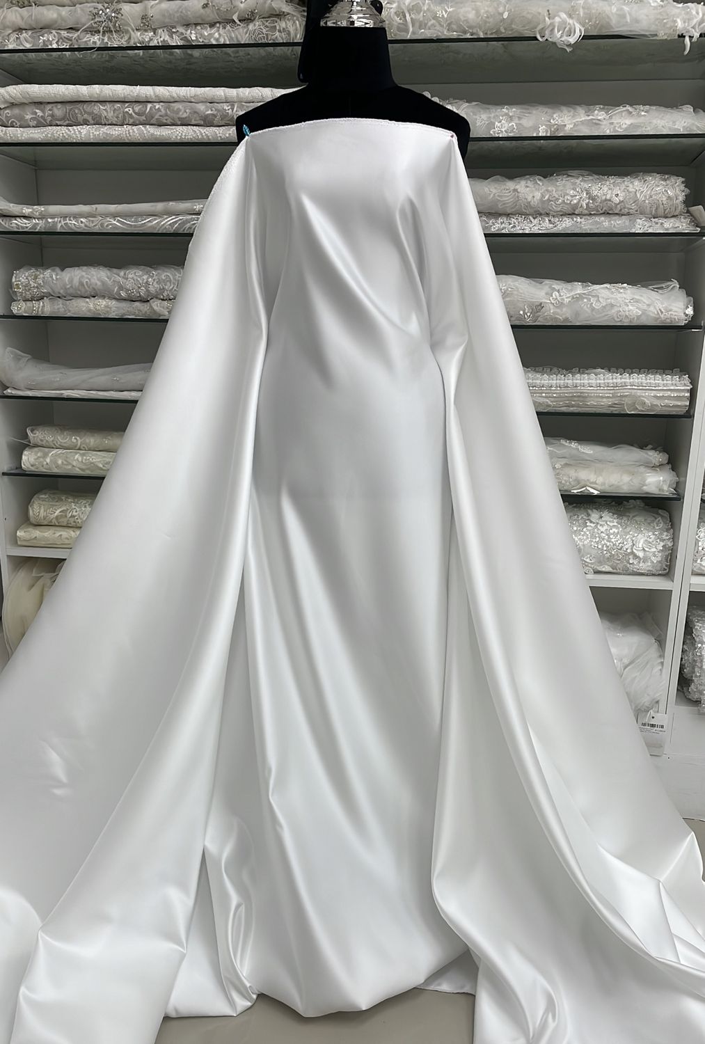 Wedding Dress Fabric Satin Duchess Luxurious-ROR-630IGU-150-RW2-Ivory-per m-150-RW2-Ivory