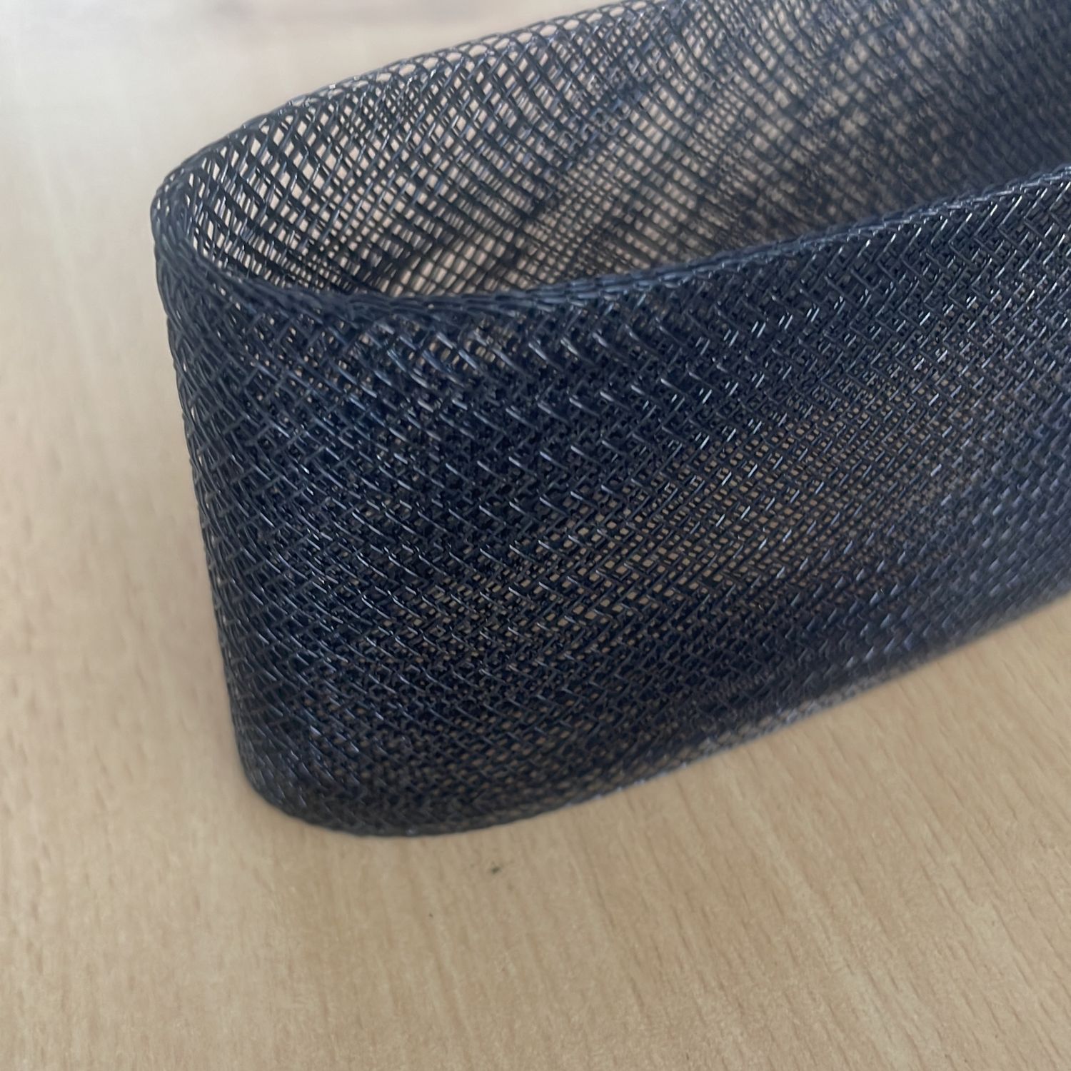 [ 16194 ] Crinoline/5cm/5g/BLACK per Meter