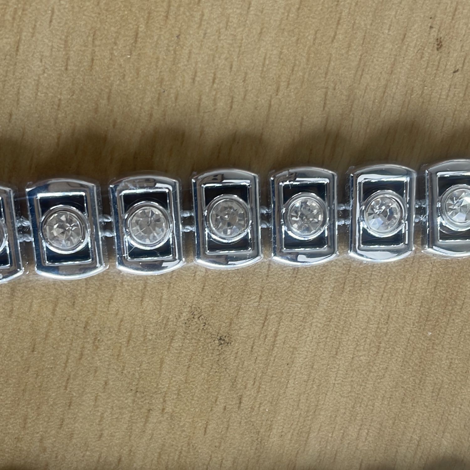 [ BRD-G17A-66A-7 ] BraidDiamanteSquare-SILVER per Meter