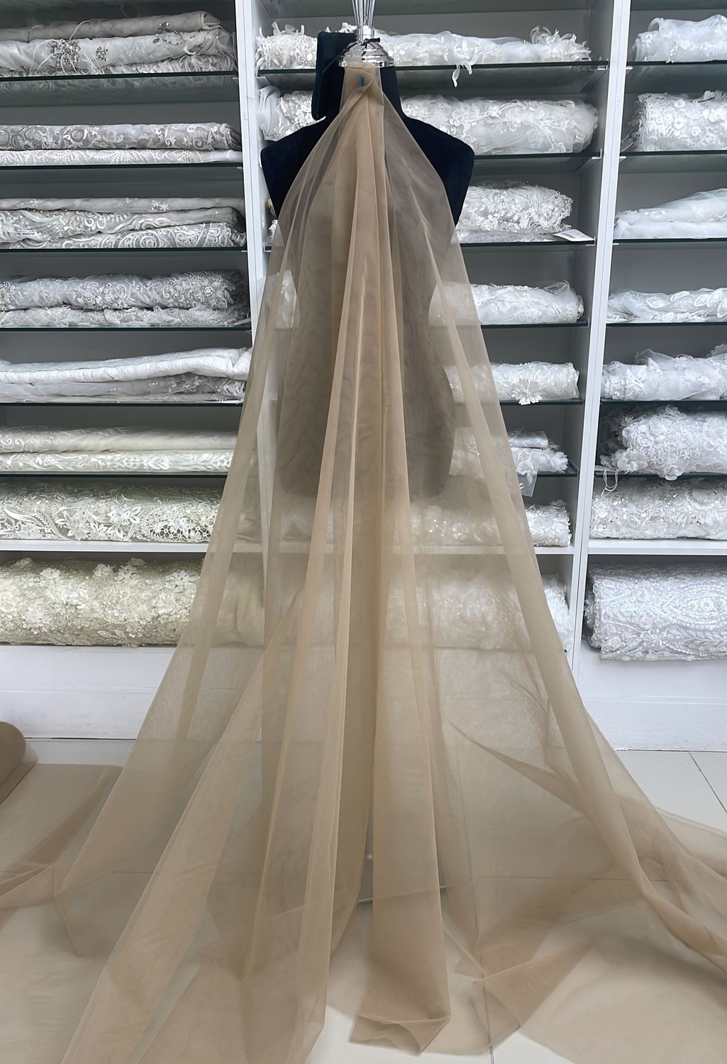 ILLUSION TULLE (2):  DARK SKIN (3000 Wide)  Price per M