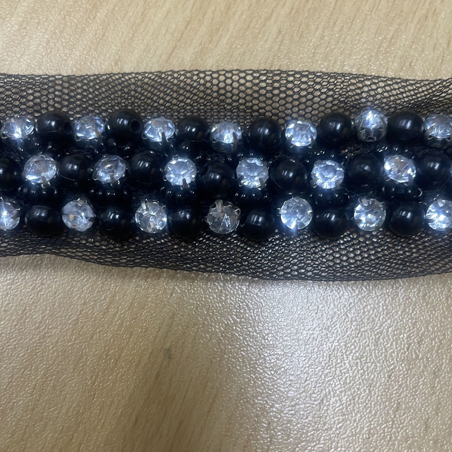 [ BRPB-GZA06-R125 ] Braid pearl beaded - GZ - Buc125 per Meter