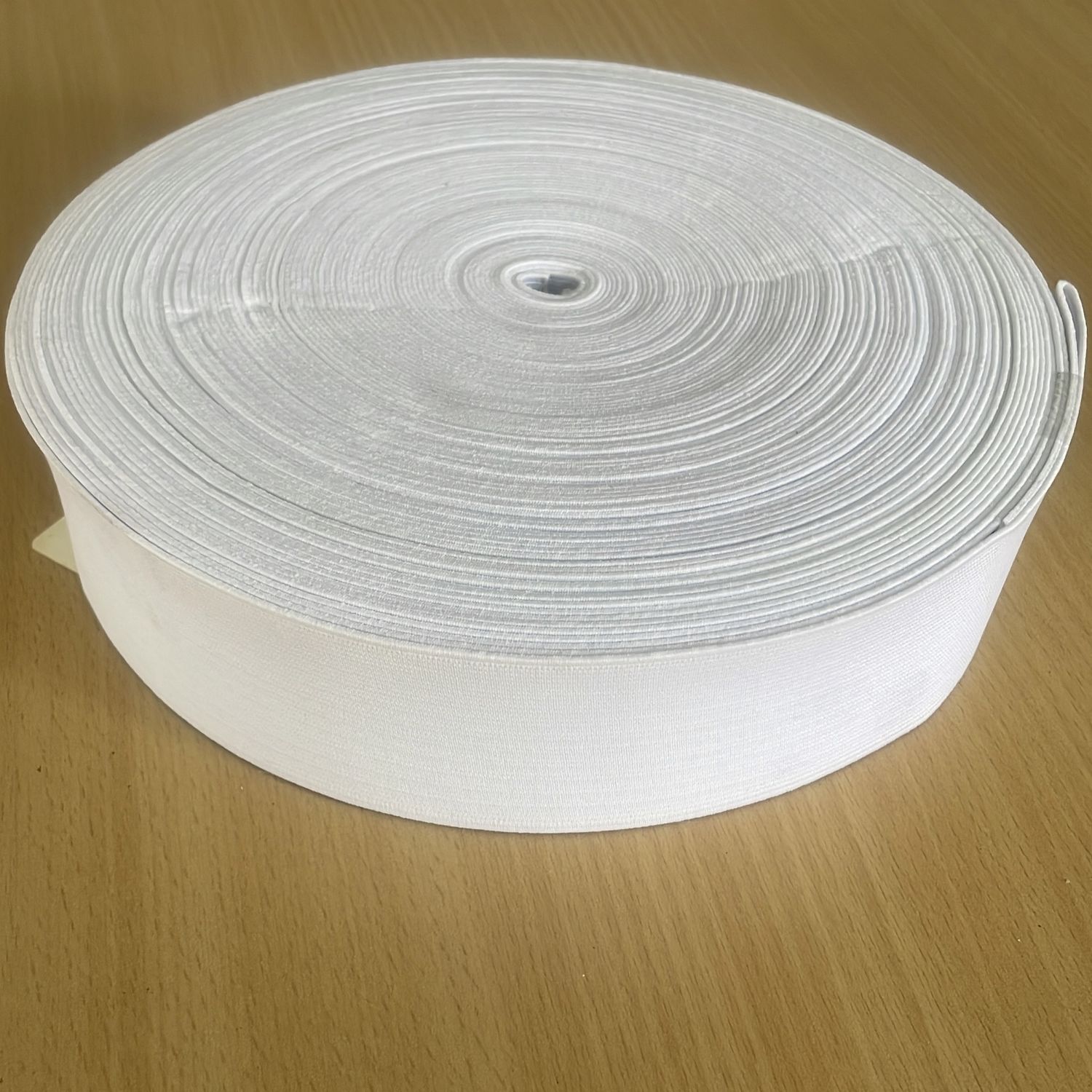 [ 15493 ] Elastic 5cm/5cm/5g/WHITE per Meter